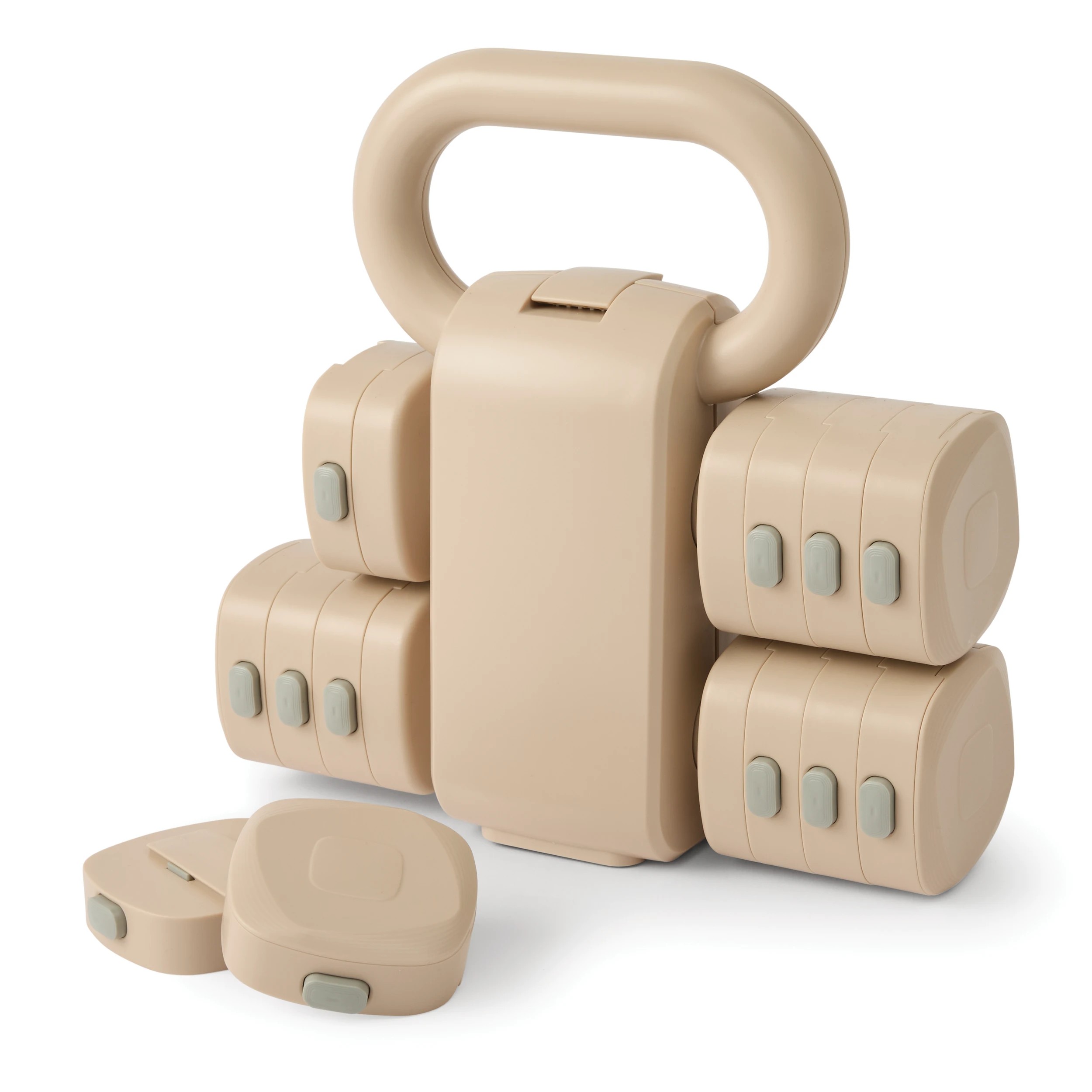 7 2-in-1 Adjustable Kettlebell and Dumbbell Set, 7 of 10