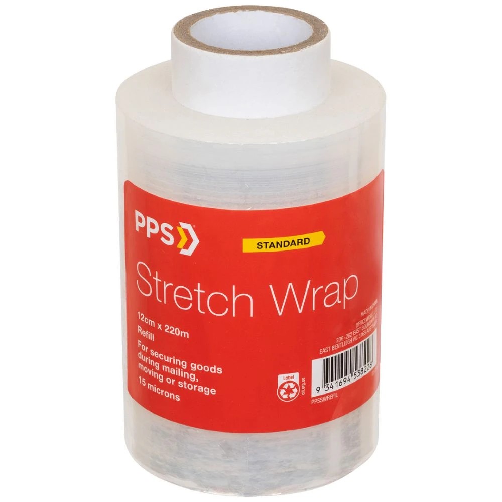 1 PPS Stretch Wrap Refill 12cm x 220m, 1 of 2