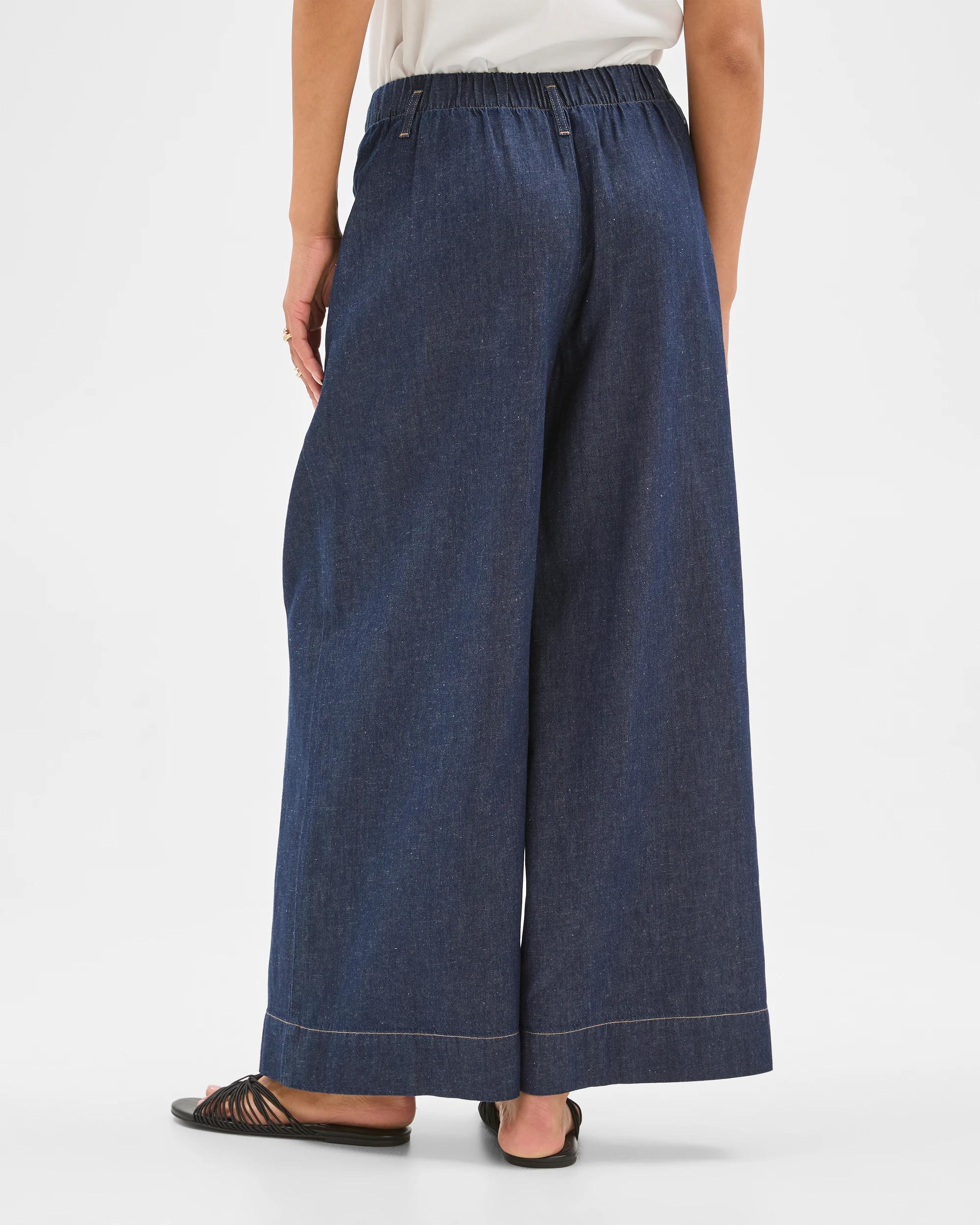 6 Target Denim Denim Wide Leg Jeans RINSE, 6 of 6