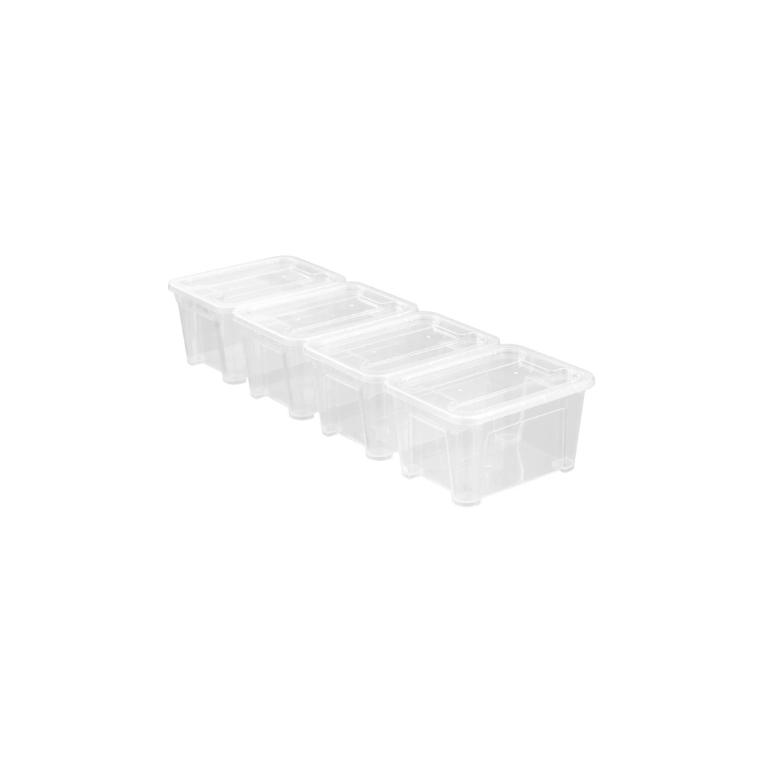 5 Boxsweden Nic-Nac Storage Container 3 Pack 2.5L Stackable Durable Plastic
 - plain, 5 of 9