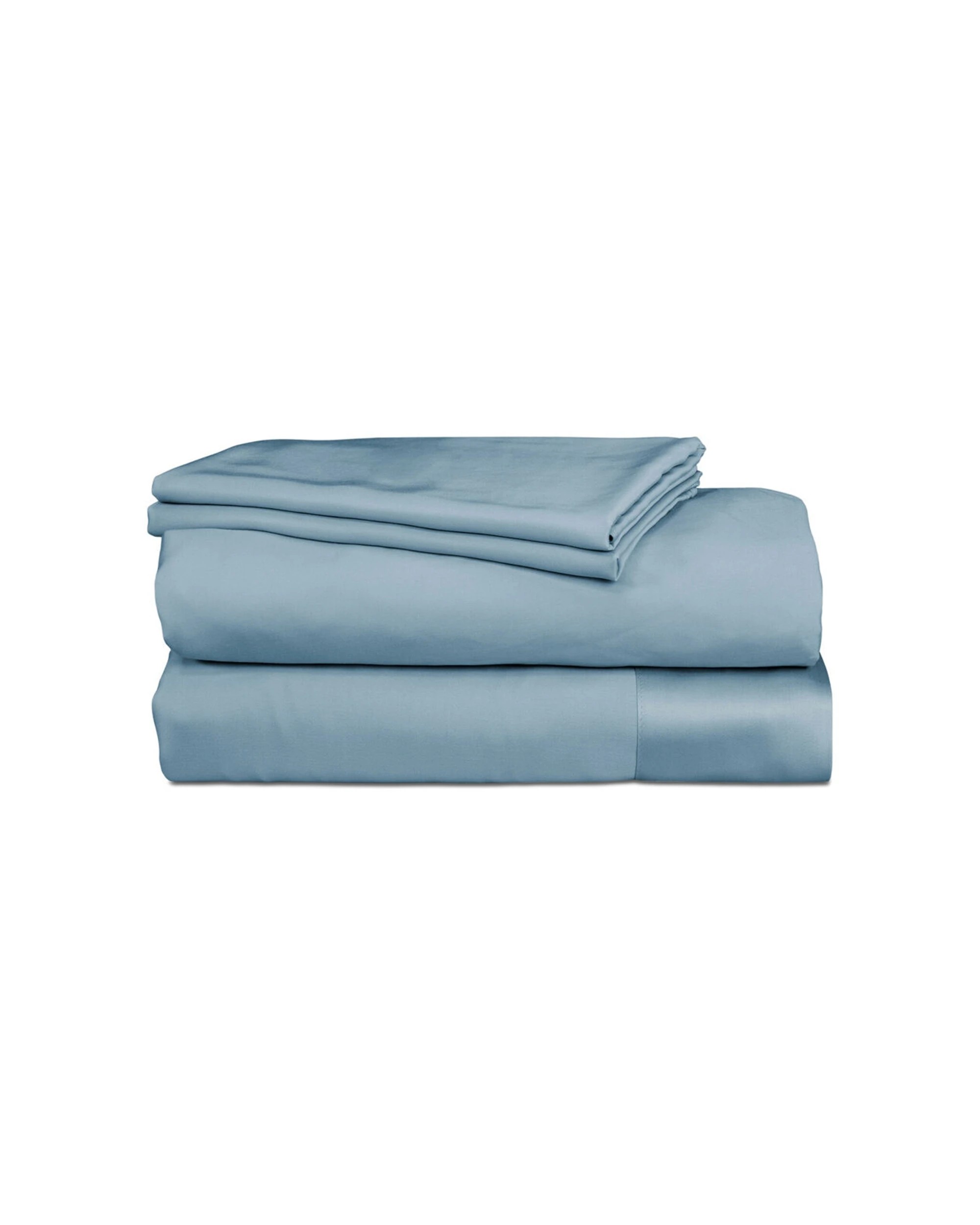 3 Elan Innovations Rayon From Bamboo Bed Set With Flat Sheet Denim - Queen Bed - Blue, 3 of 4