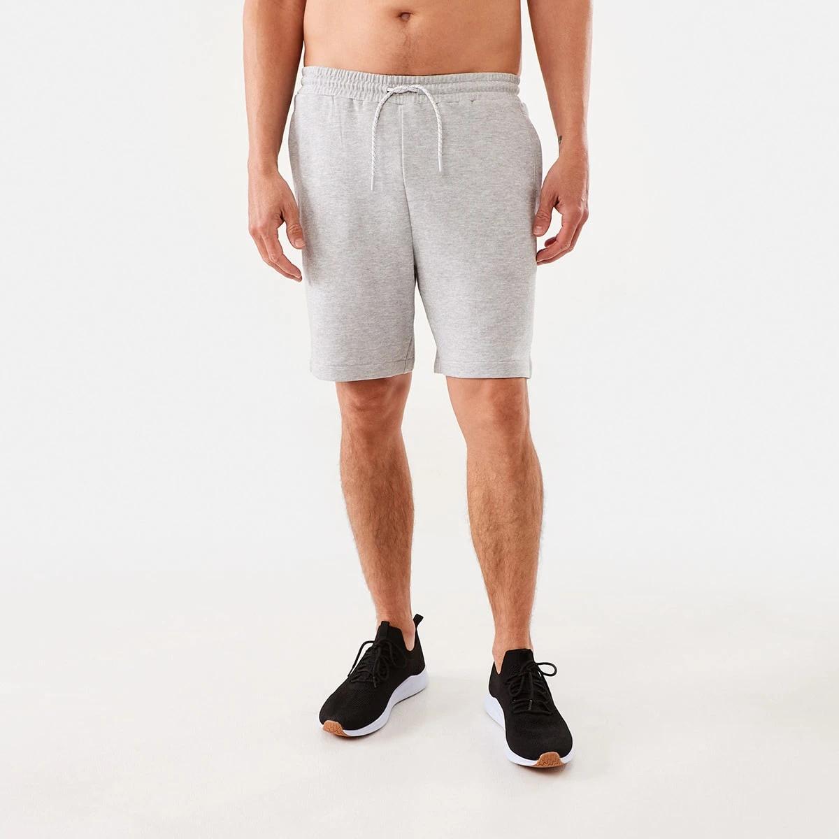 7 Active Mens Terry Shorts Grey Marl, 7 of 7