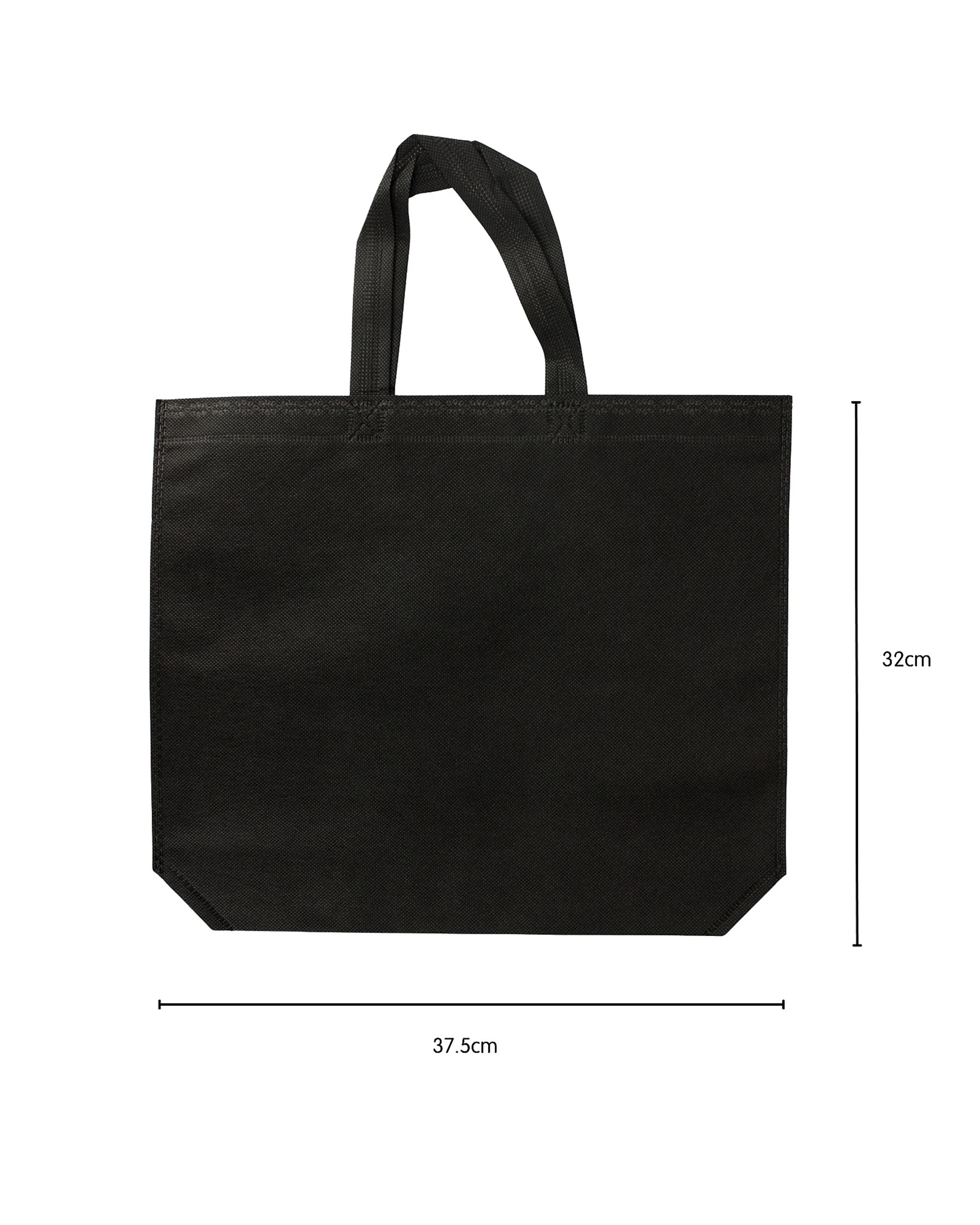 2 Party Maker Tote Bags Medium Pack of 12 - Black, 2 of 3