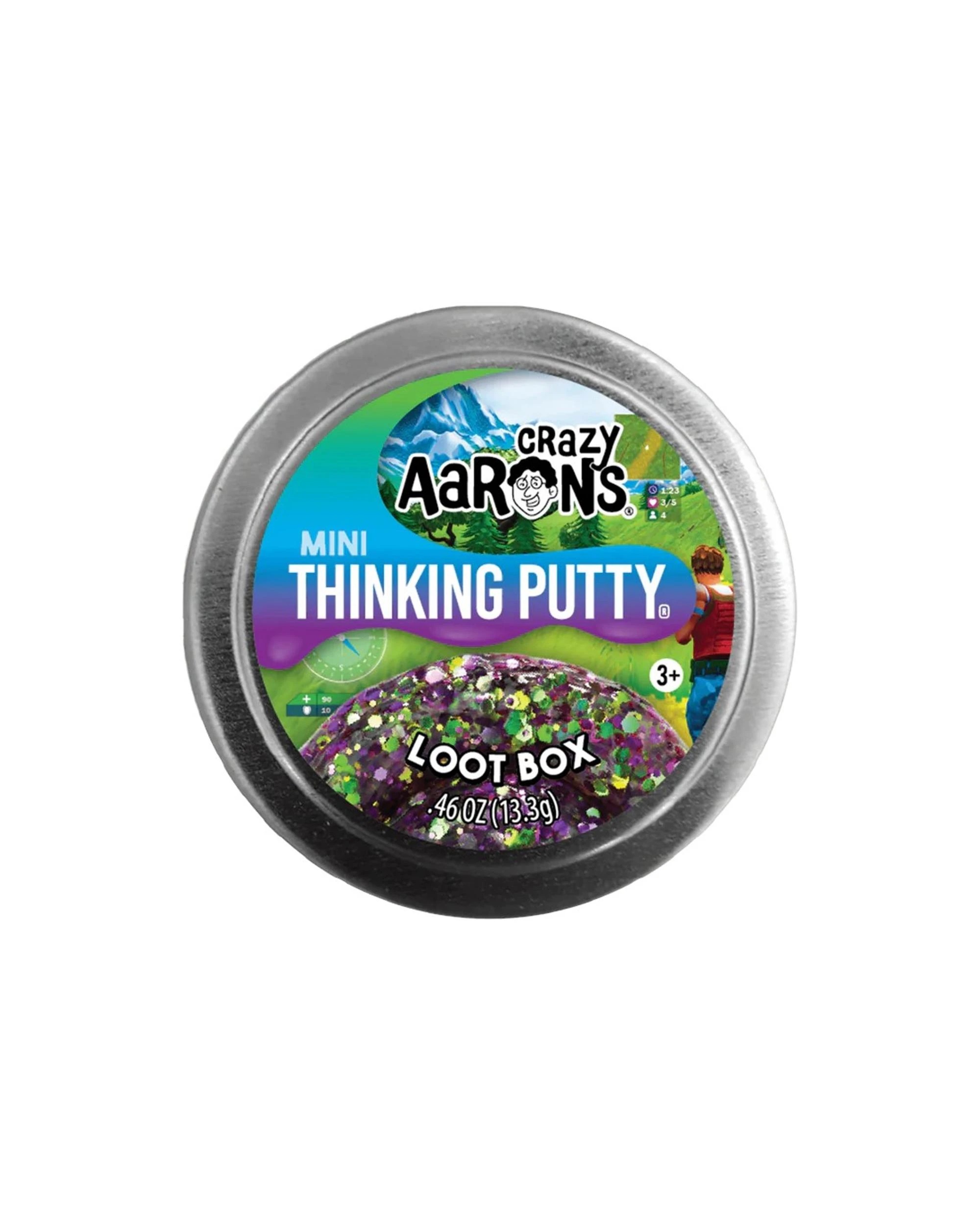 2 Crazy Aaron's 2 inch Mini Thinking Putty Lootbox, 2 of 3