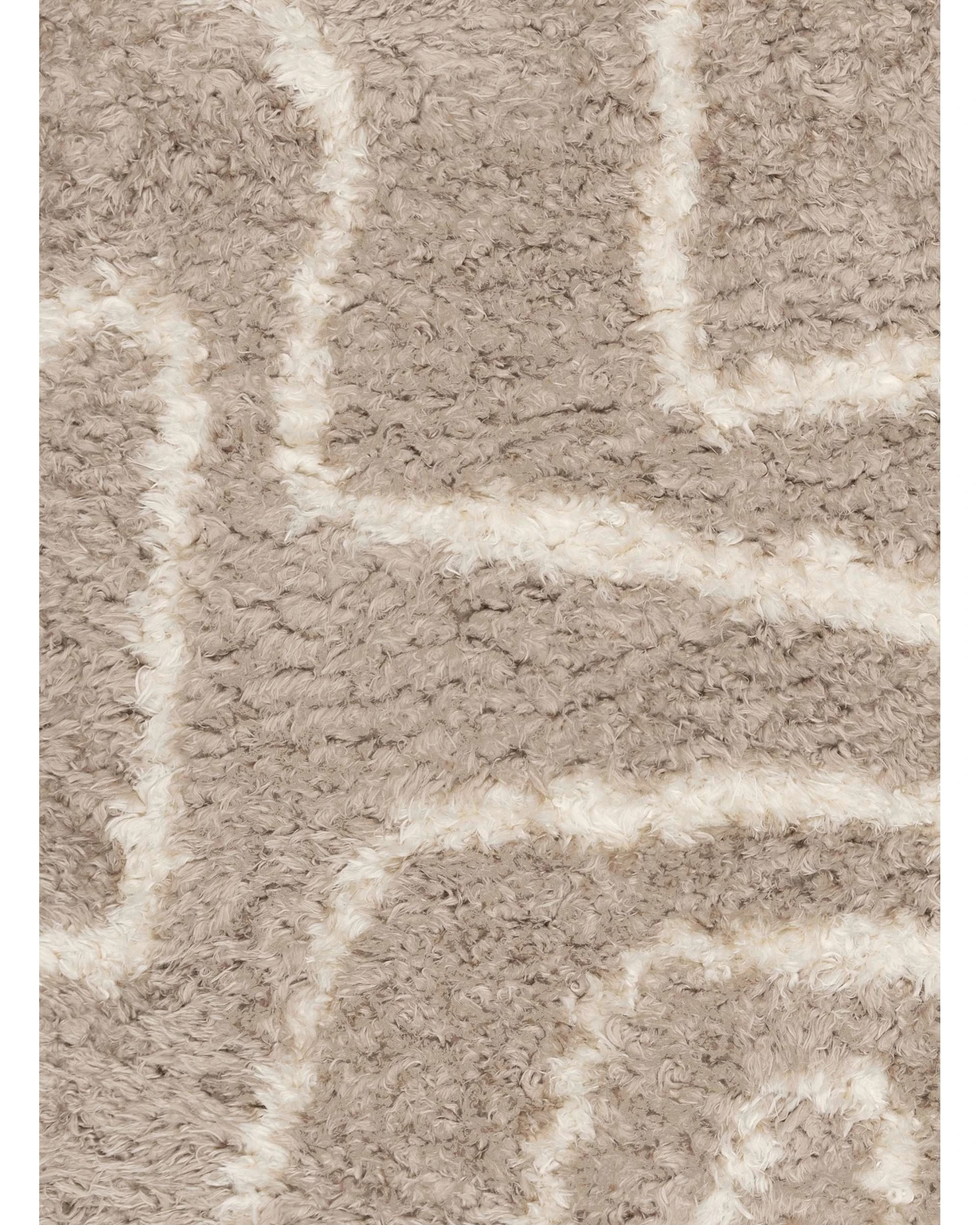 7 Loopsie Tulba Abstract Shag Rug-230cm x 160cm - Beige, 7 of 8