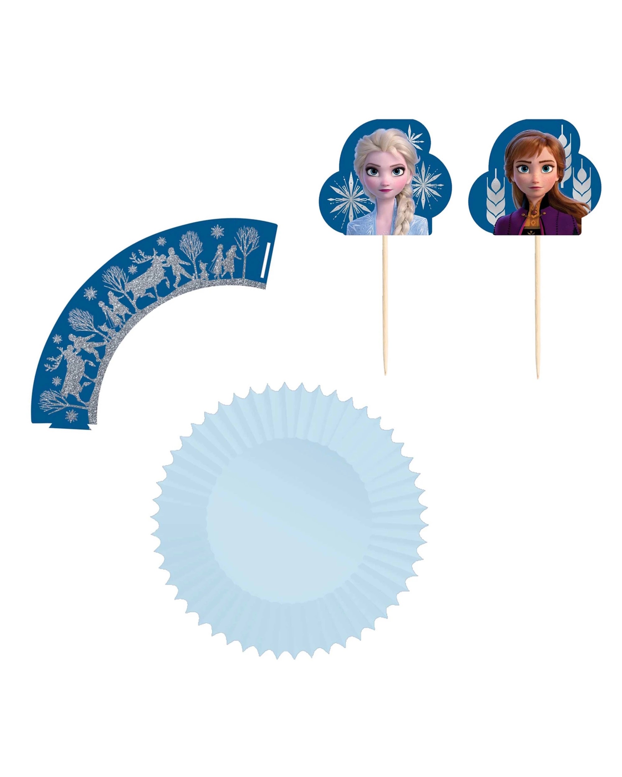 2 Disney Frozen 2 Glitter Cupcake Kit Pack of 24 - Multi, 2 of 2
