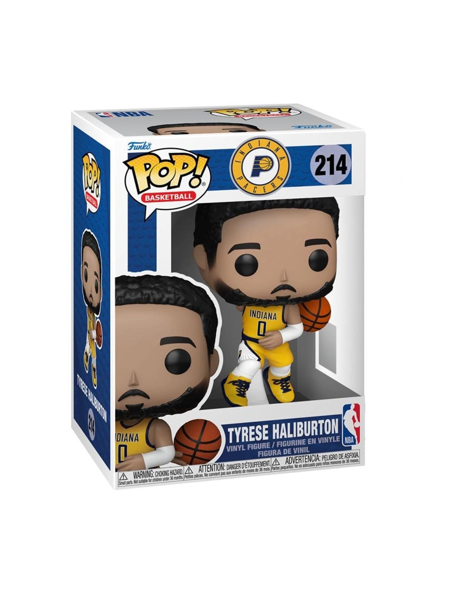 3 NBA Indiana Pacers Tyrese Haliburton Funko POP! Vinyl, 3 of 3