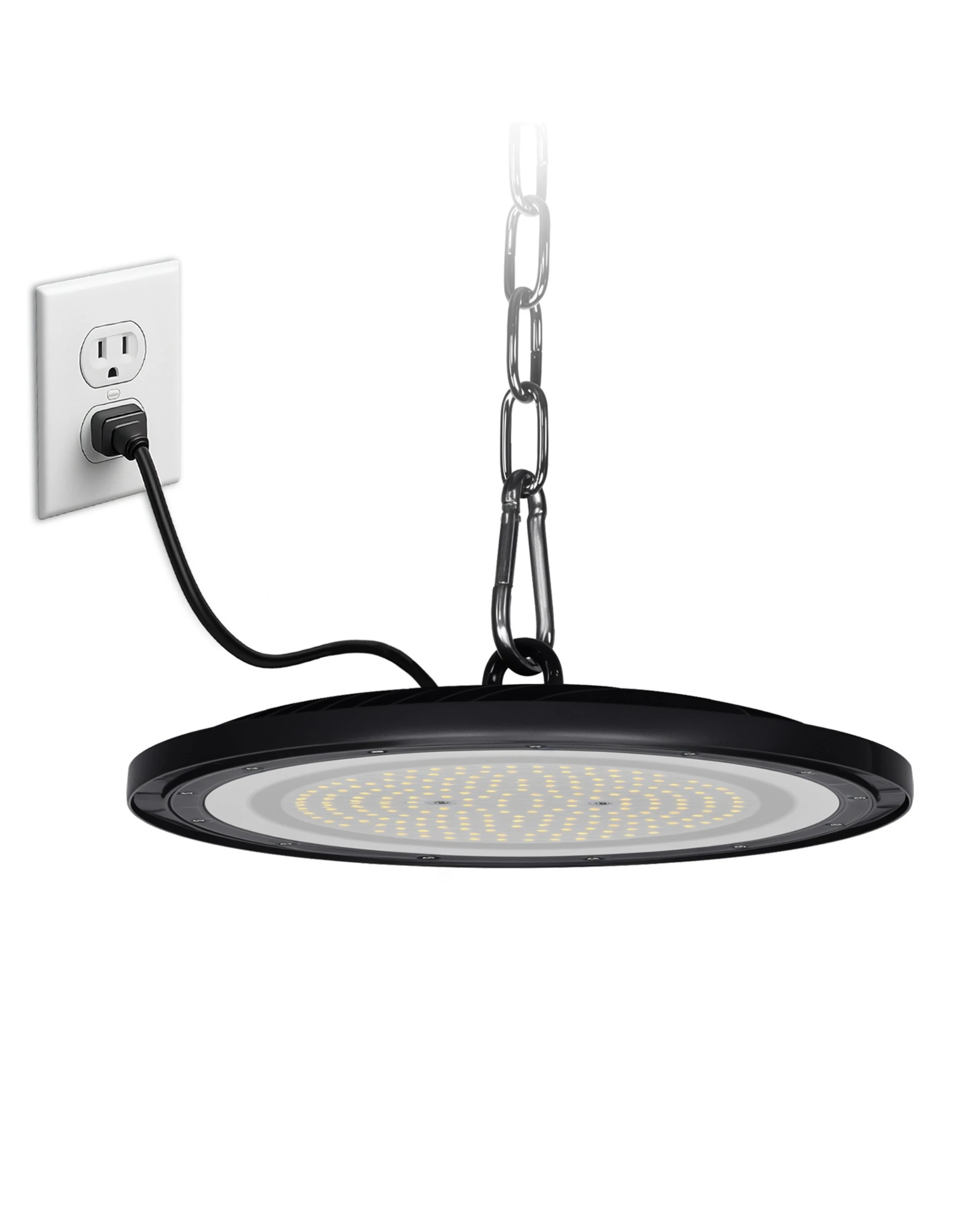 3 Advwin High Bay Light 6500K 21000LM 1 Pack IP65 Waterproof  - Black, 3 of 8