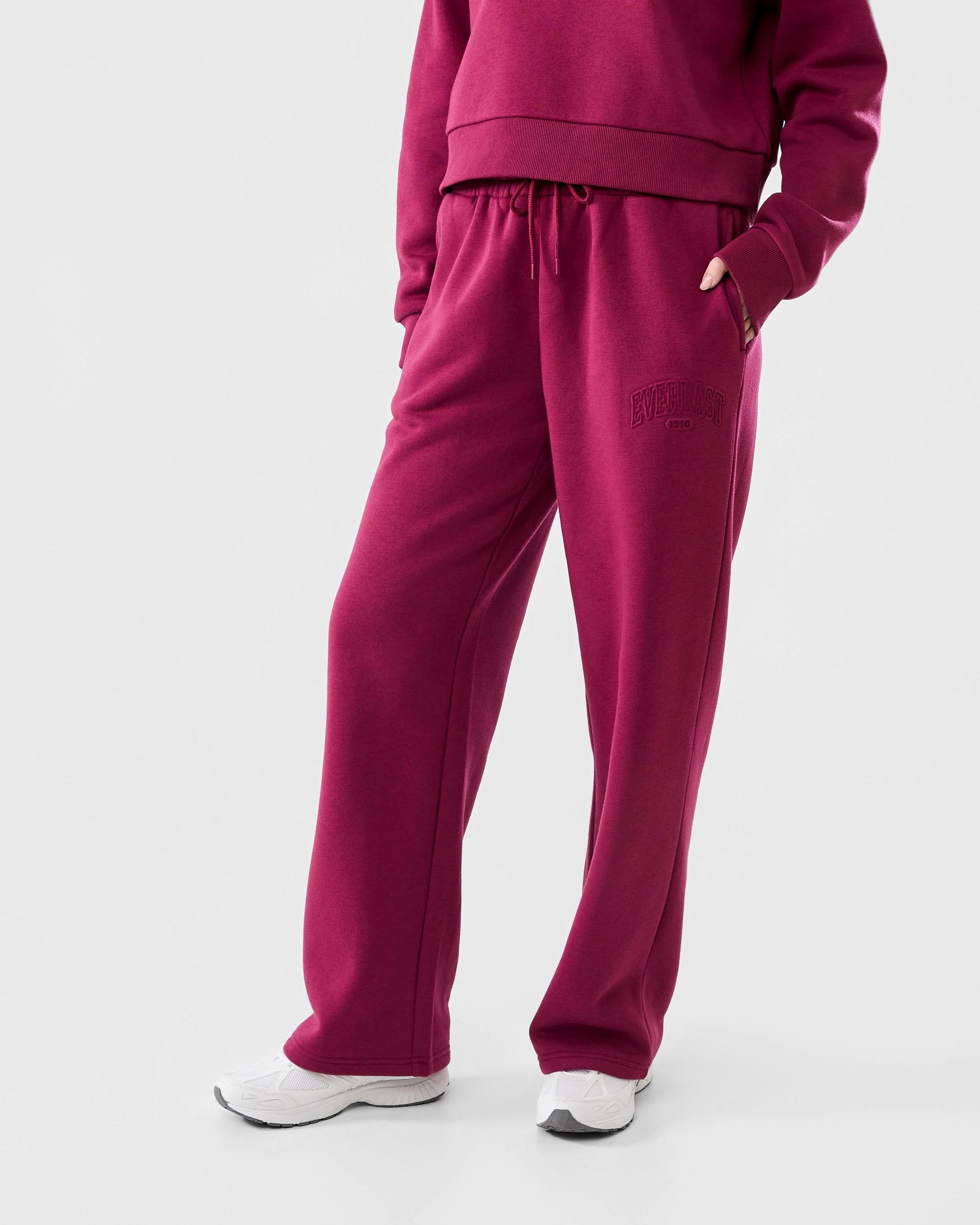 1 Everlast Womens Straight Leg Trackpants Raspberry, 1 of 5