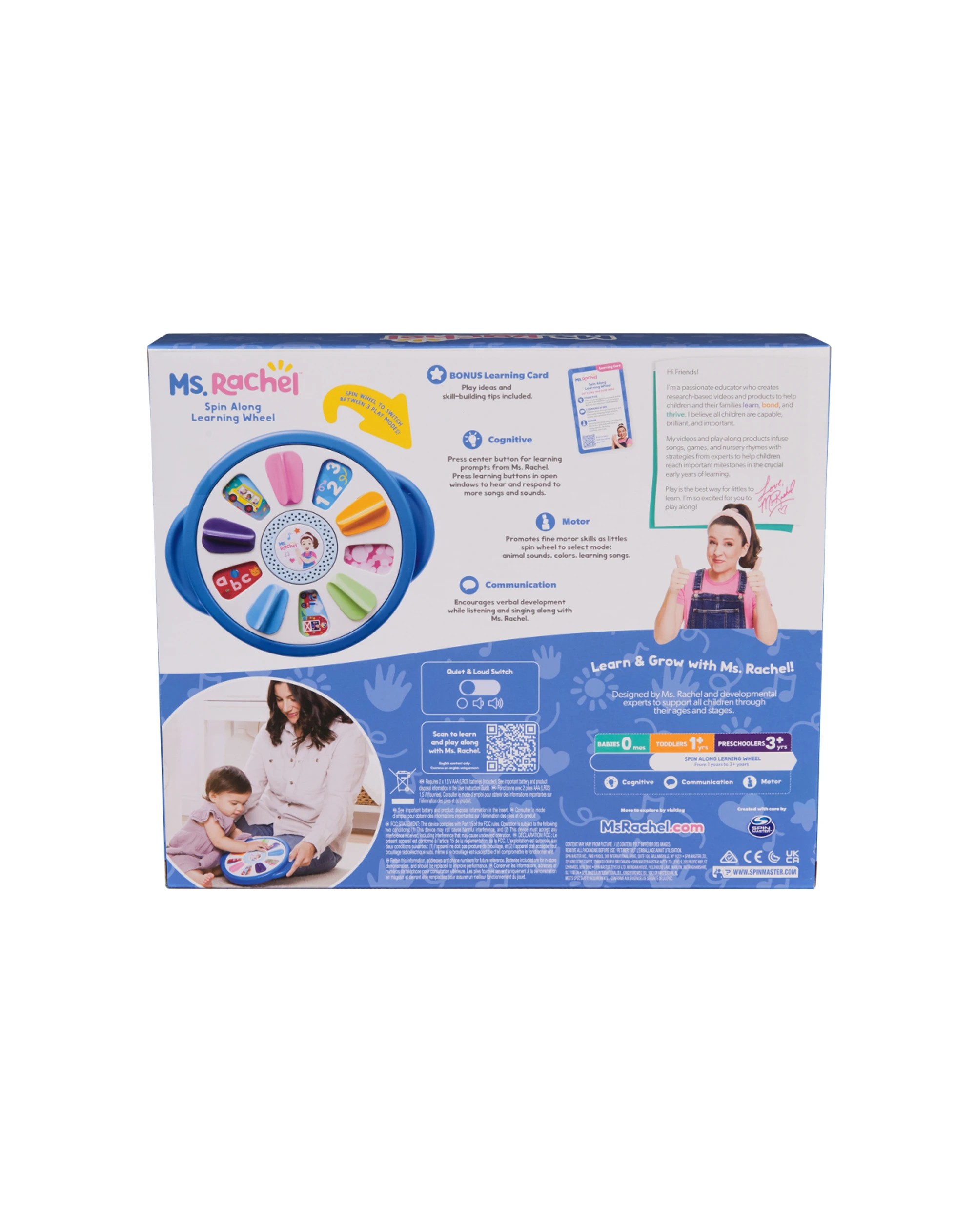 3 Ms Rachel - Spin and Sing Learning Wheel - Interactive, 3 of 6