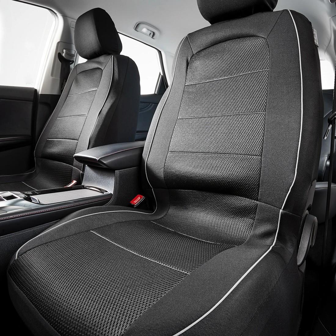 3 2 Front Seat Covers Mesh, 3 of 9