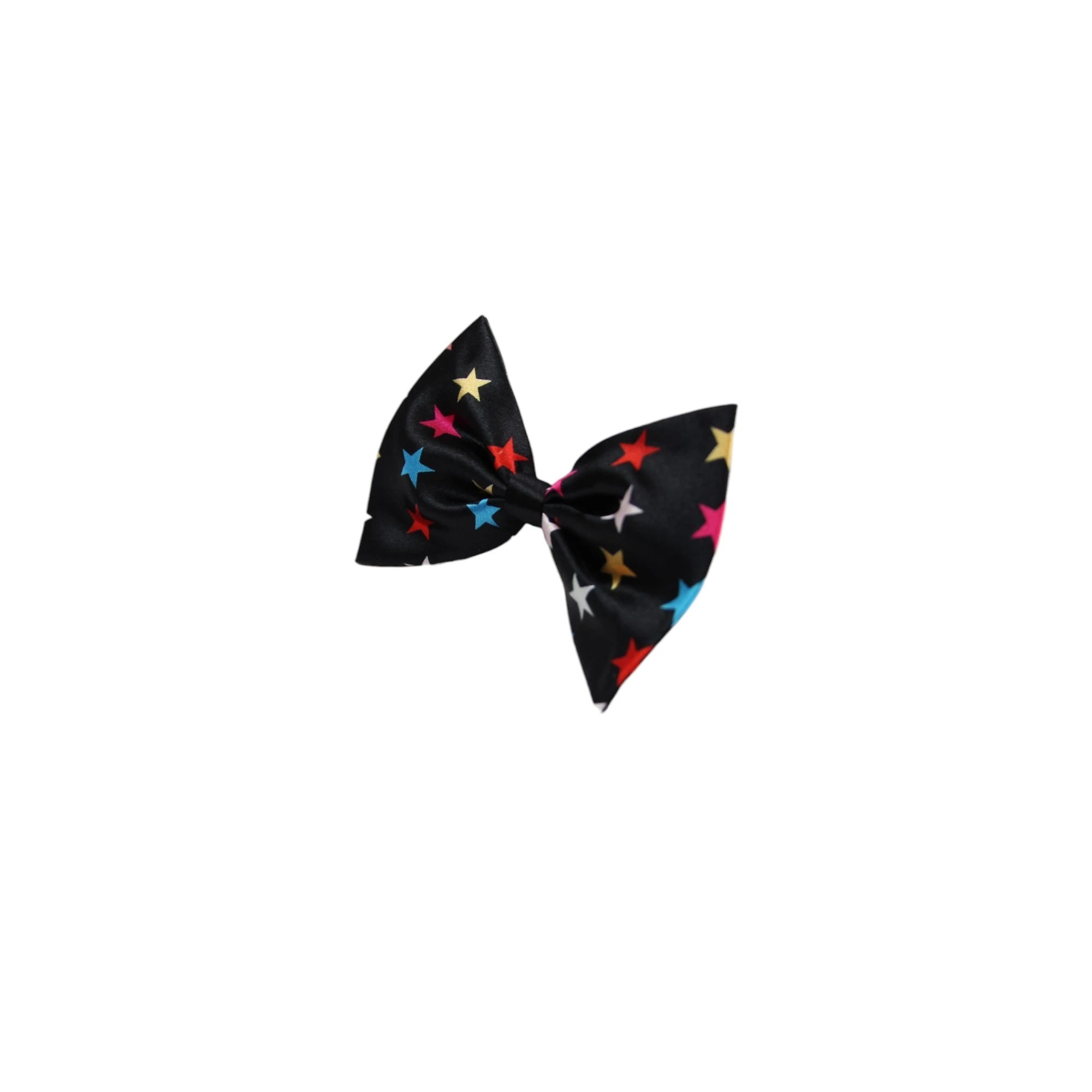 4 Zasel Boys Black With Multicoloured Stars Patterned Bow Tie - Multi, 4 of 4