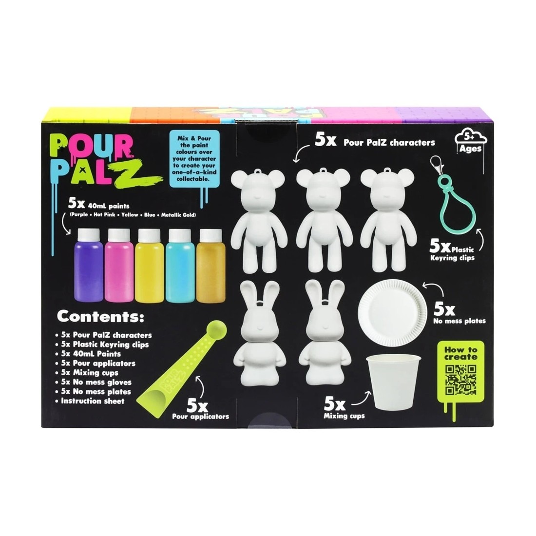 10 Pour Palz Mini Keyring Party Pack, 10 of 10