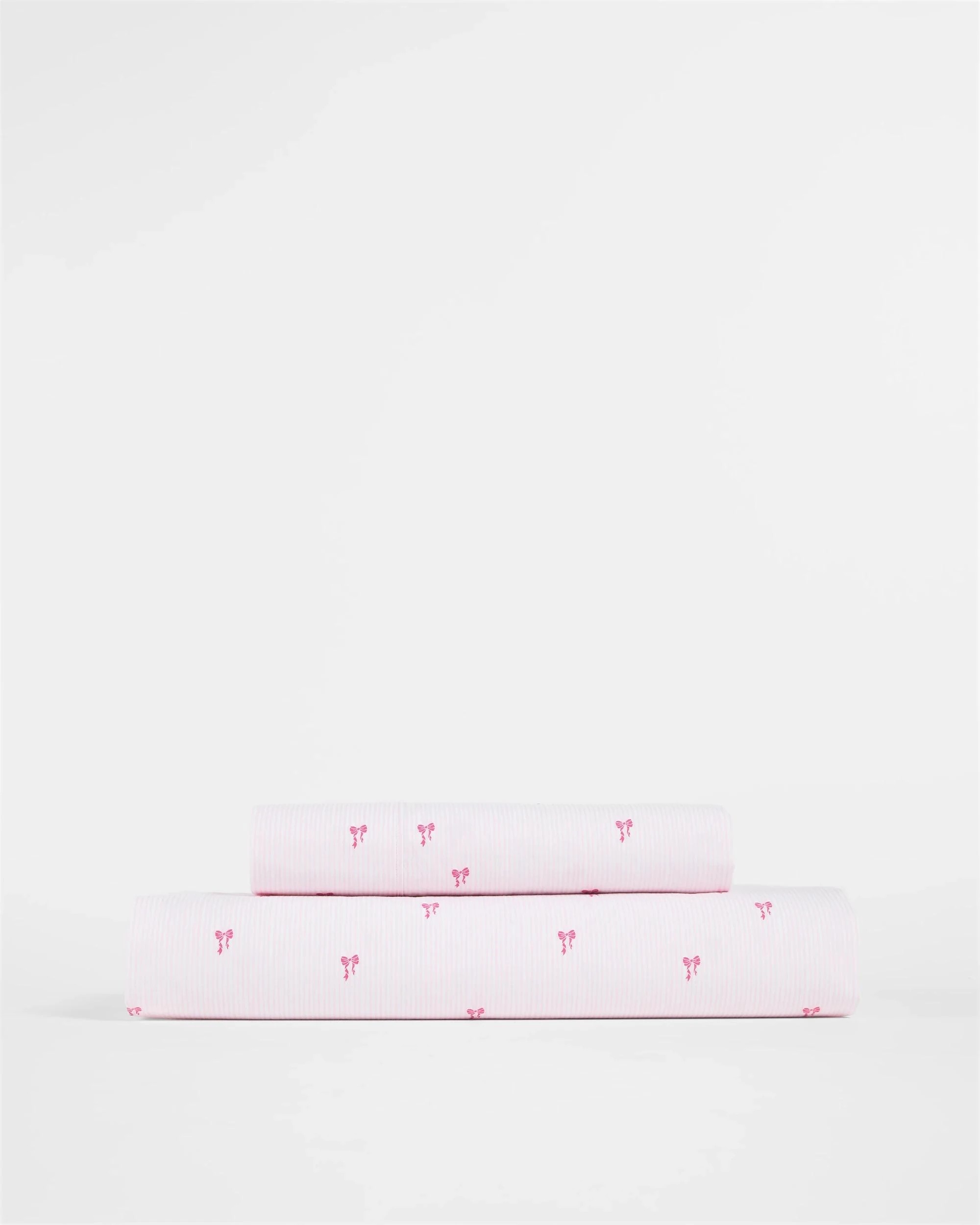 4 Target Millie Bows Australian Cotton Kids Fitted Sheet Set - Queen Bed - Pink, 4 of 4