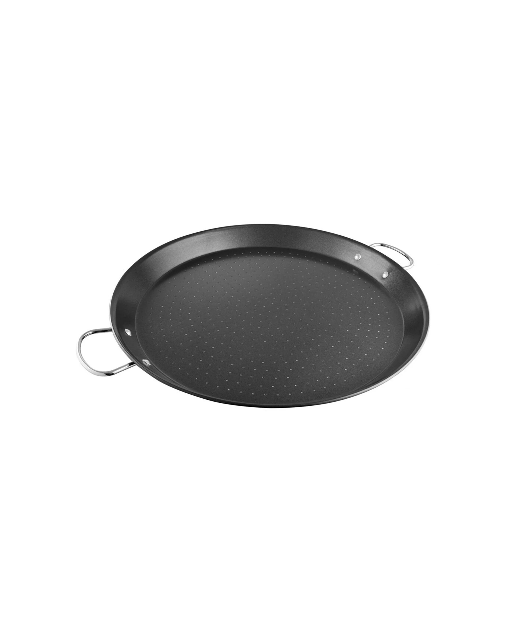 3 Avanti 46cm Non-stick Paella Pan With Riveted Handles And Hammered Base - Black, 3 of 3