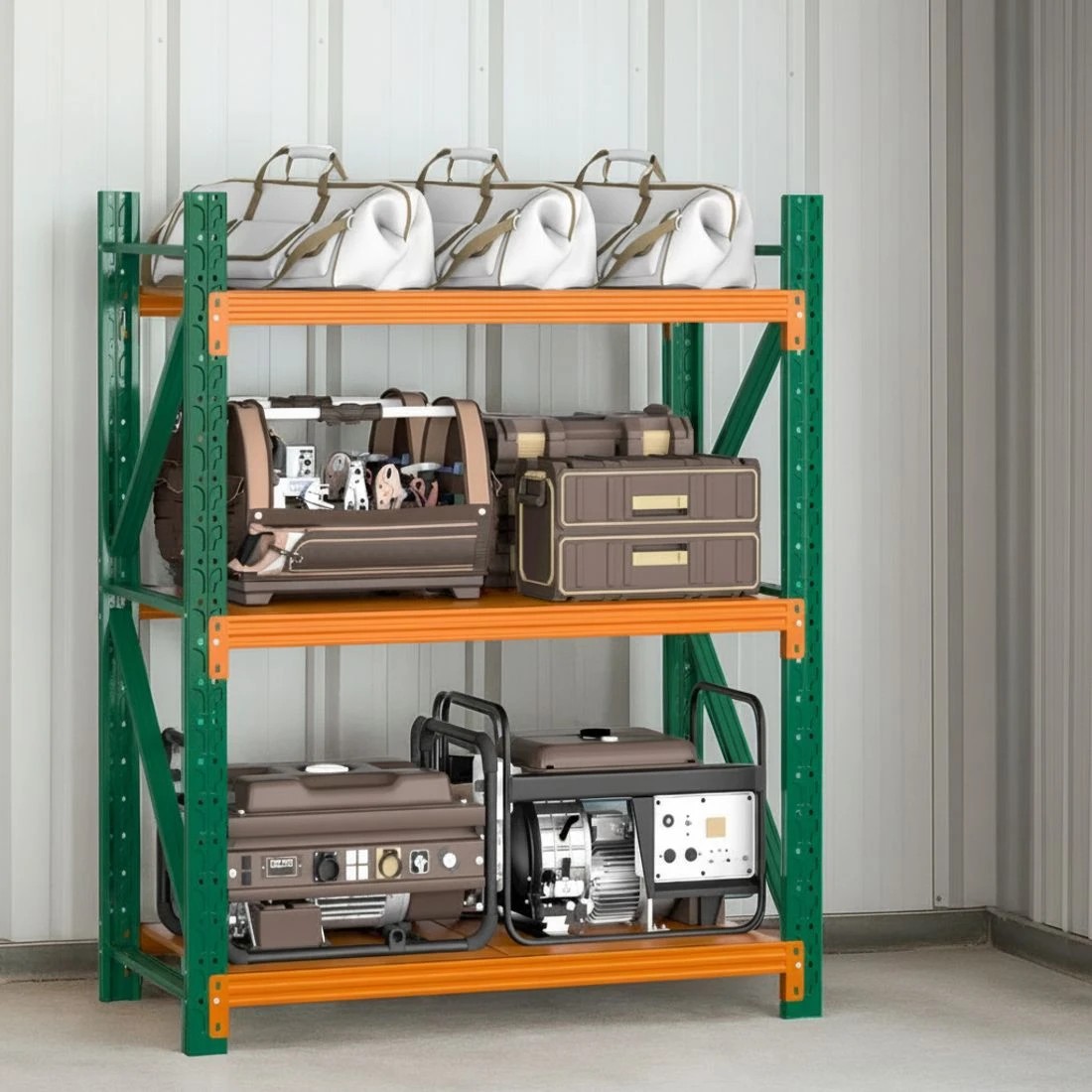 2 Giantz 1.2Mx1.5M Garage Shelving Warehouse Rack - Multi, 2 of 5