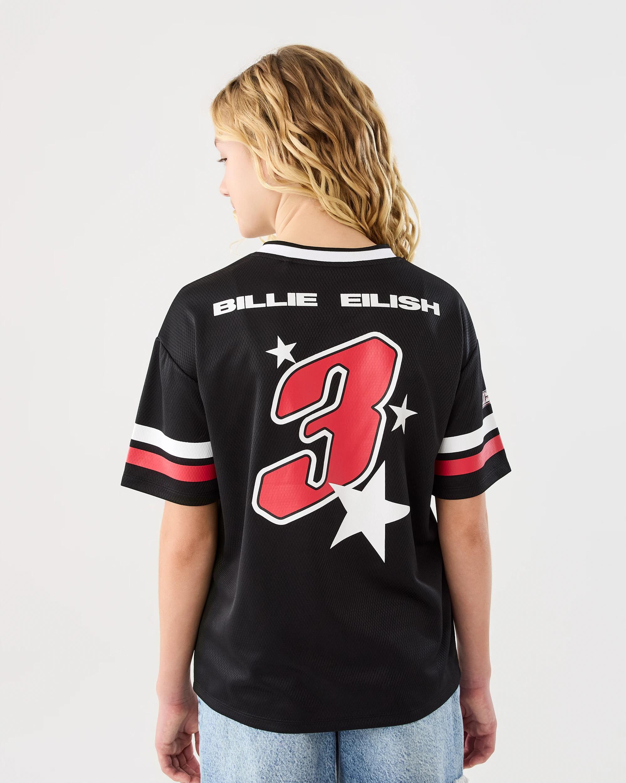 2 Billie Eilish License V-Neck Mesh T-shirt Billie, 2 of 8