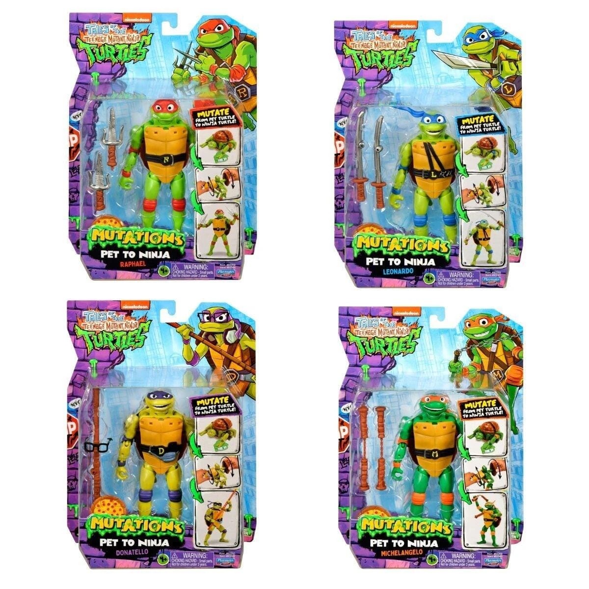 1 Nickelodeon Tales of the Teenage Mutant Ninja Turtles Mutations Pet to Ninja Action Figure - Assorted, 1 of 3