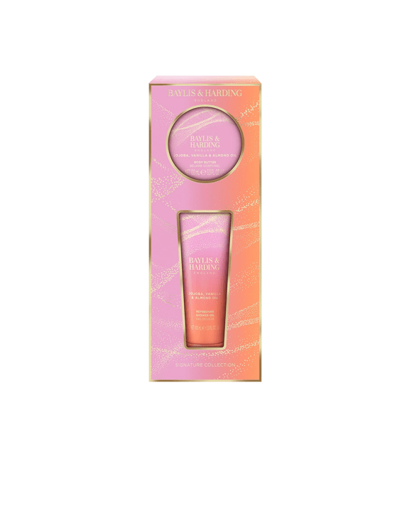 Baylis & Harding 2 Piece Signature Collection - Jojoba, Vanilla and Almond Oil