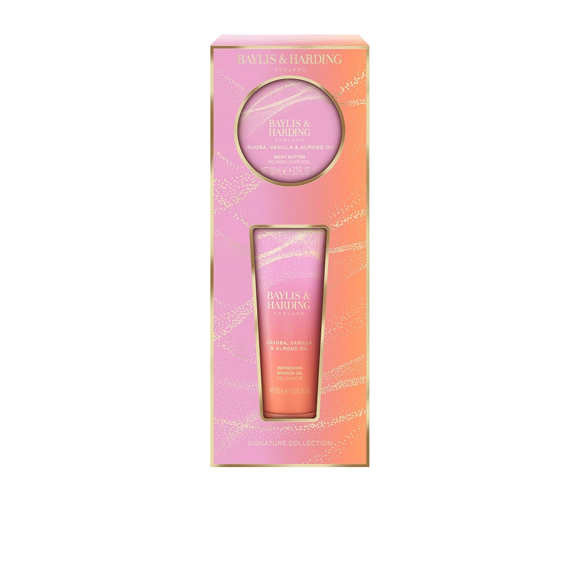 1 Baylis & Harding 2 Piece Signature Collection - Jojoba, Vanilla and Almond Oil, 1 of 4