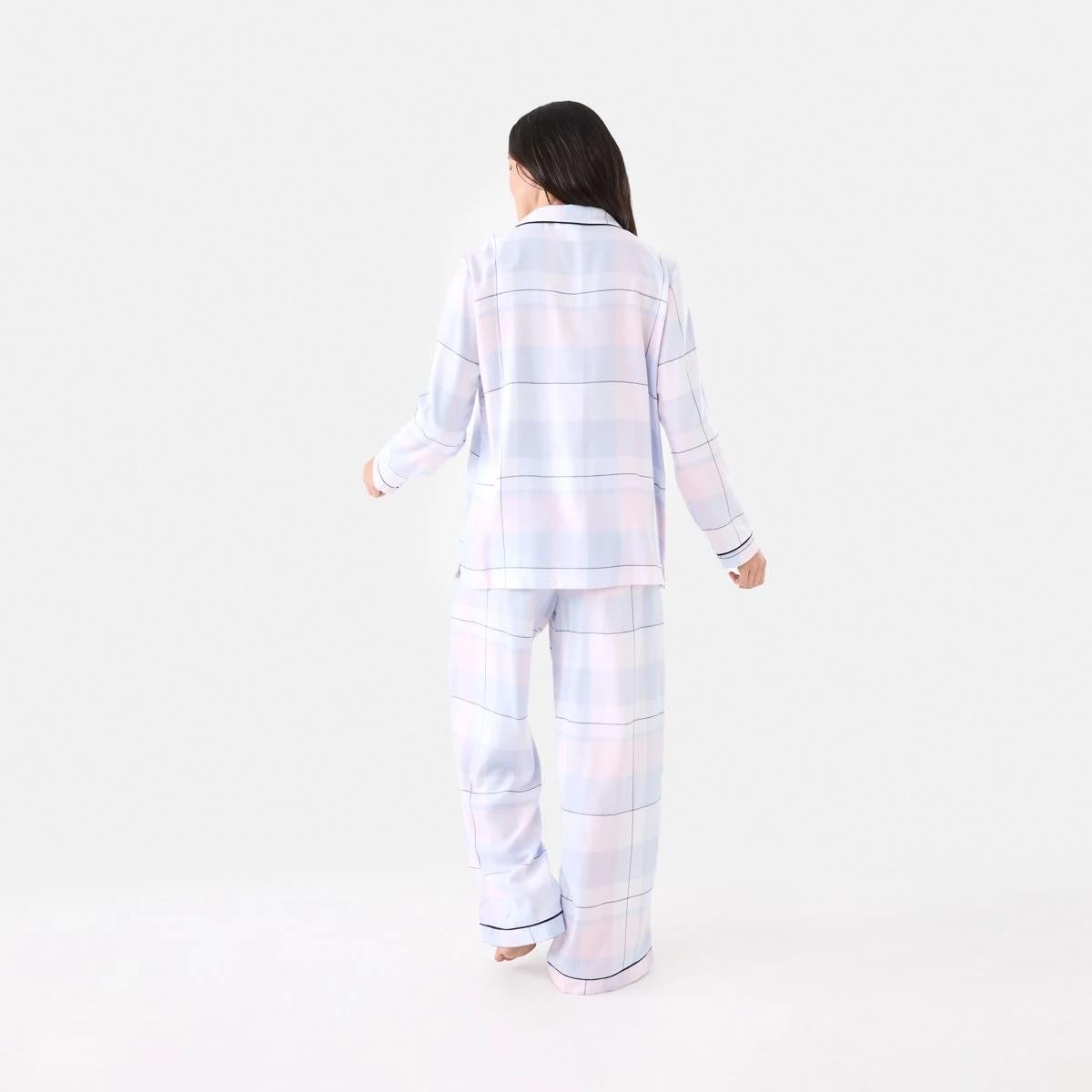 3 Classic Flannel Pyjama Set Soft Chk B, 3 of 6