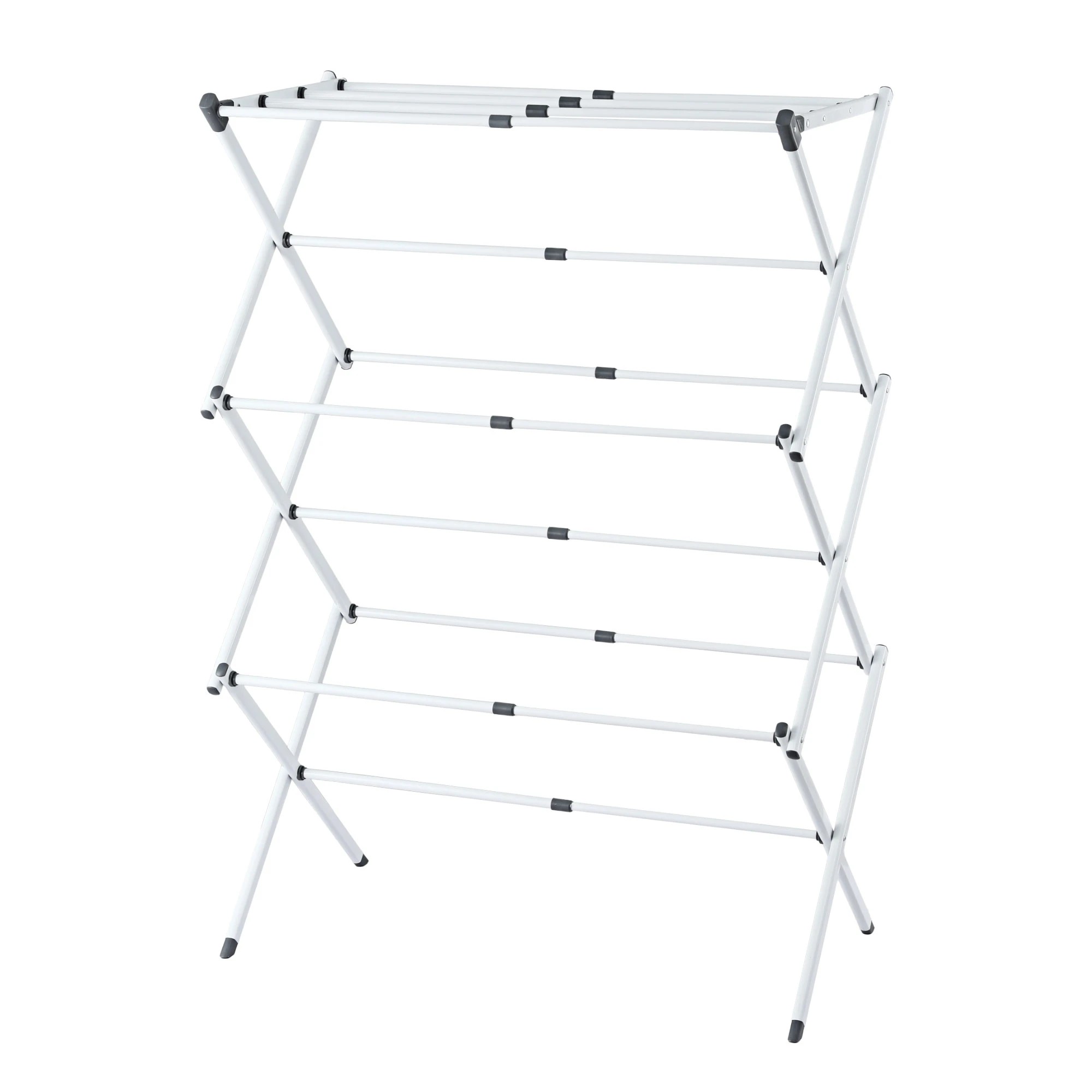 1 Artiss Clothes Rack Foldable Airer Drying Rack Portable No Assembly - Grey, 1 of 4