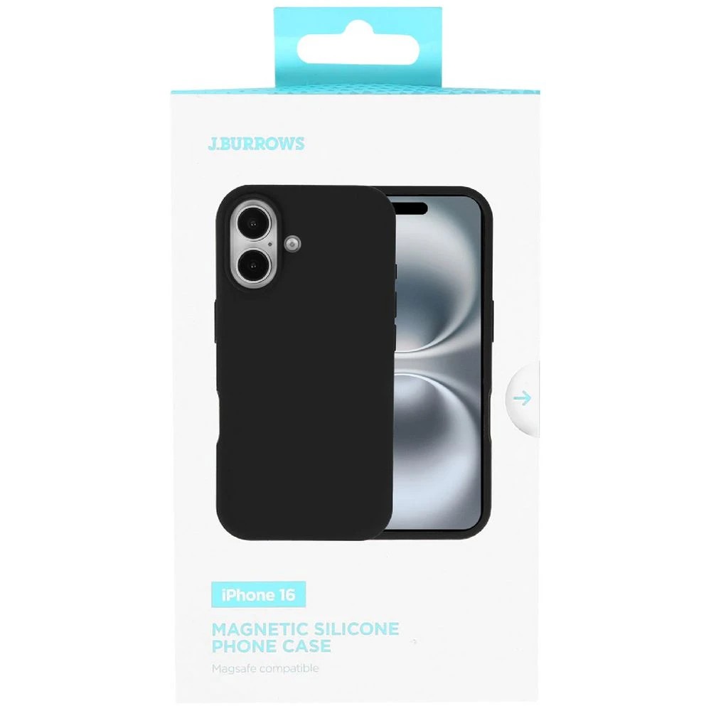 1 J. Burrows Snap on MagSafe Case for iPhone 16 Black, 1 of 7