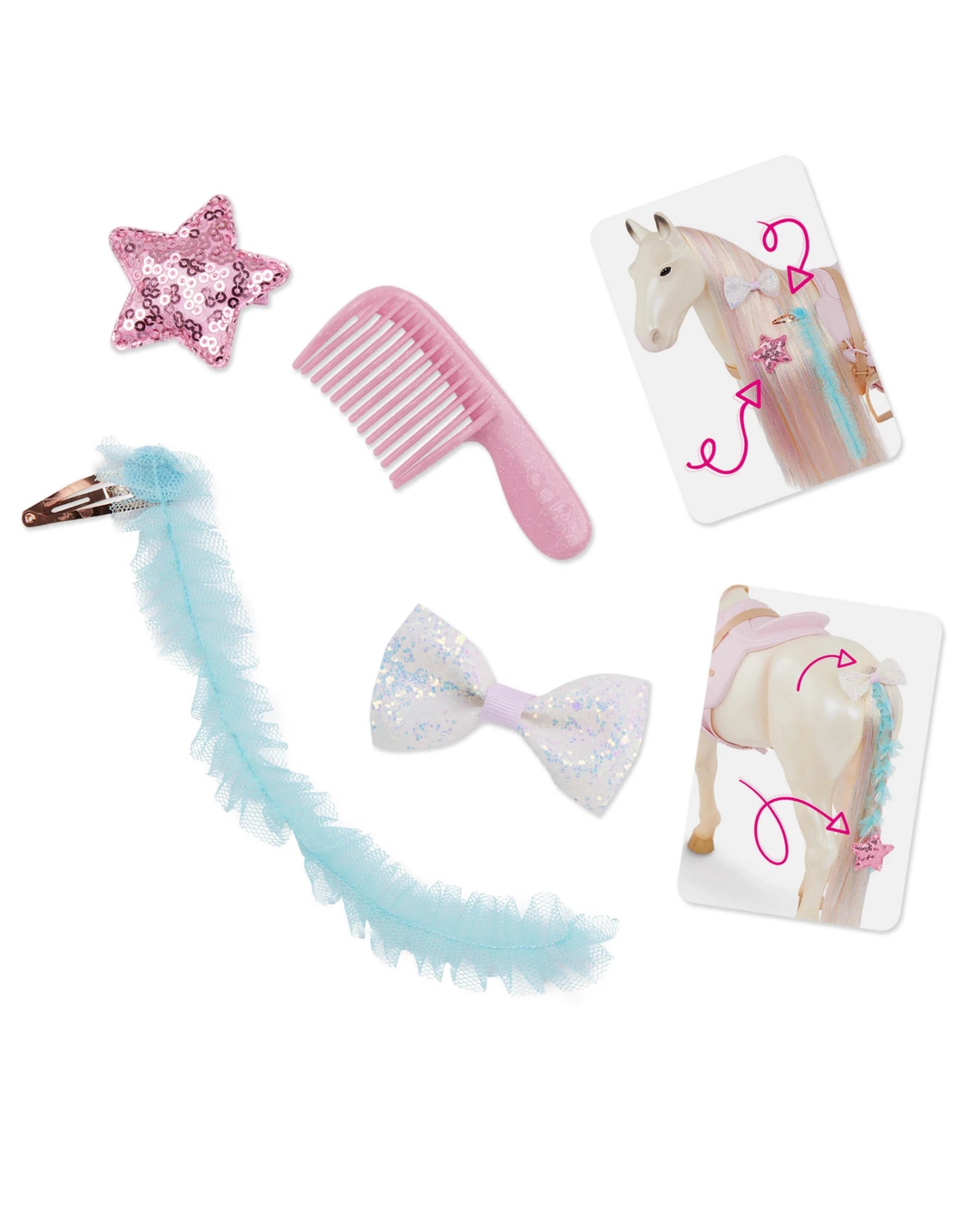 8 Our Generation Enchanting Horse 20-inch Toy Horse with Ultra-Long Rainbow Hair - Multi, 8 of 9