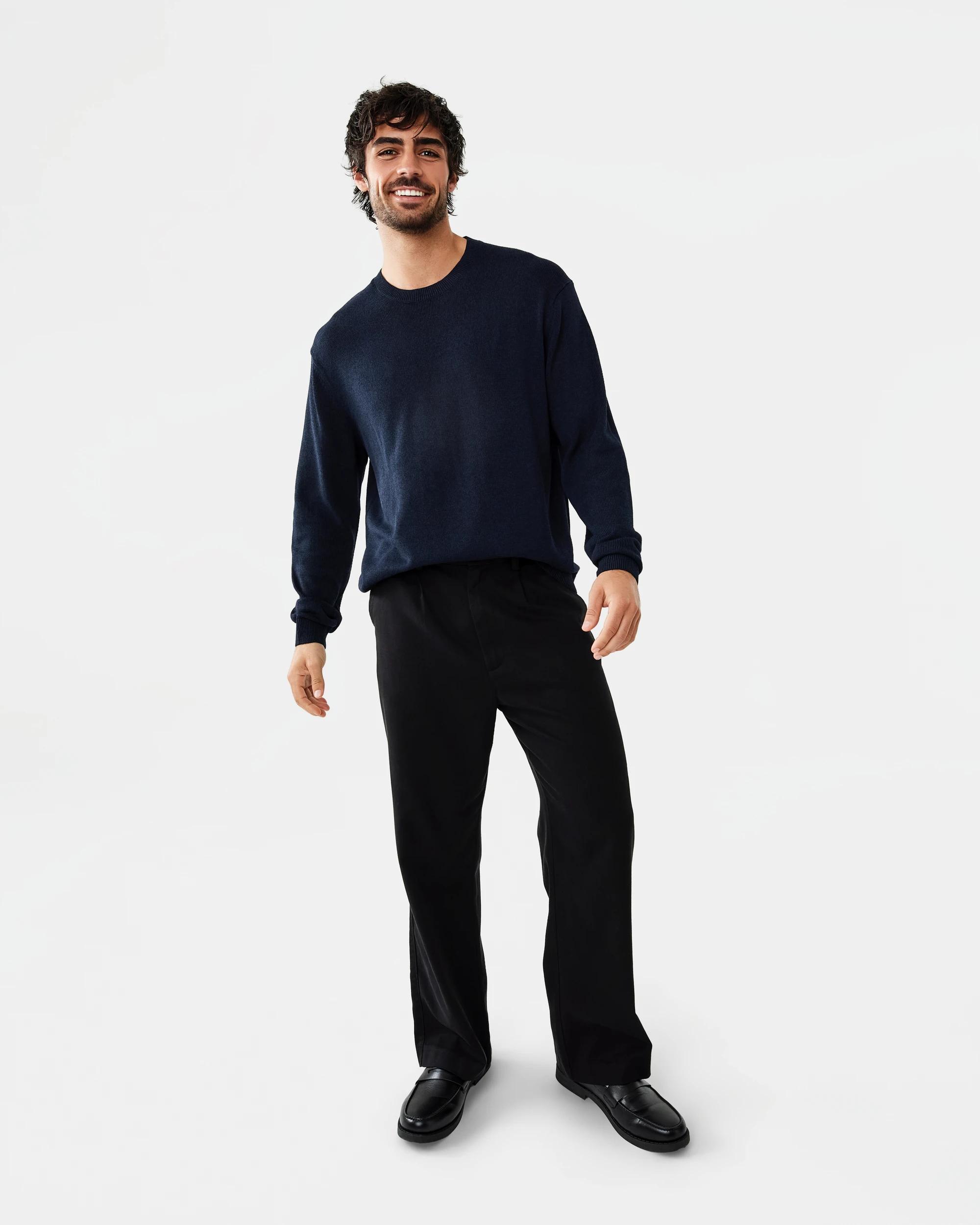 2 Lightweight Knit Jumper Sky Cptn, 2 of 8