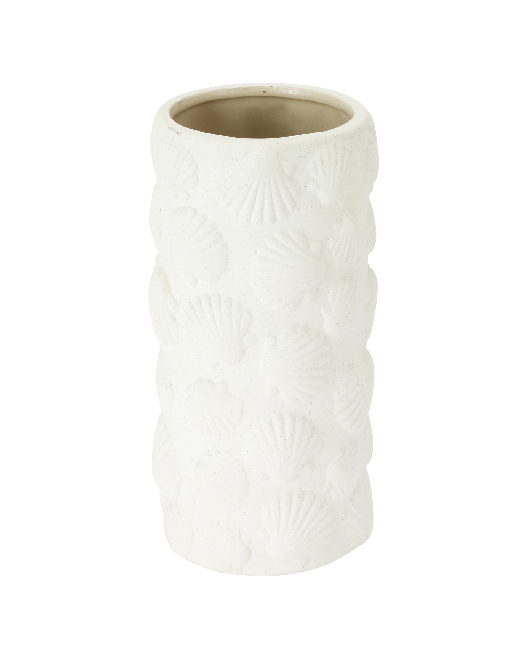 3 Shell Textured Ceramic Vase, 3 of 5