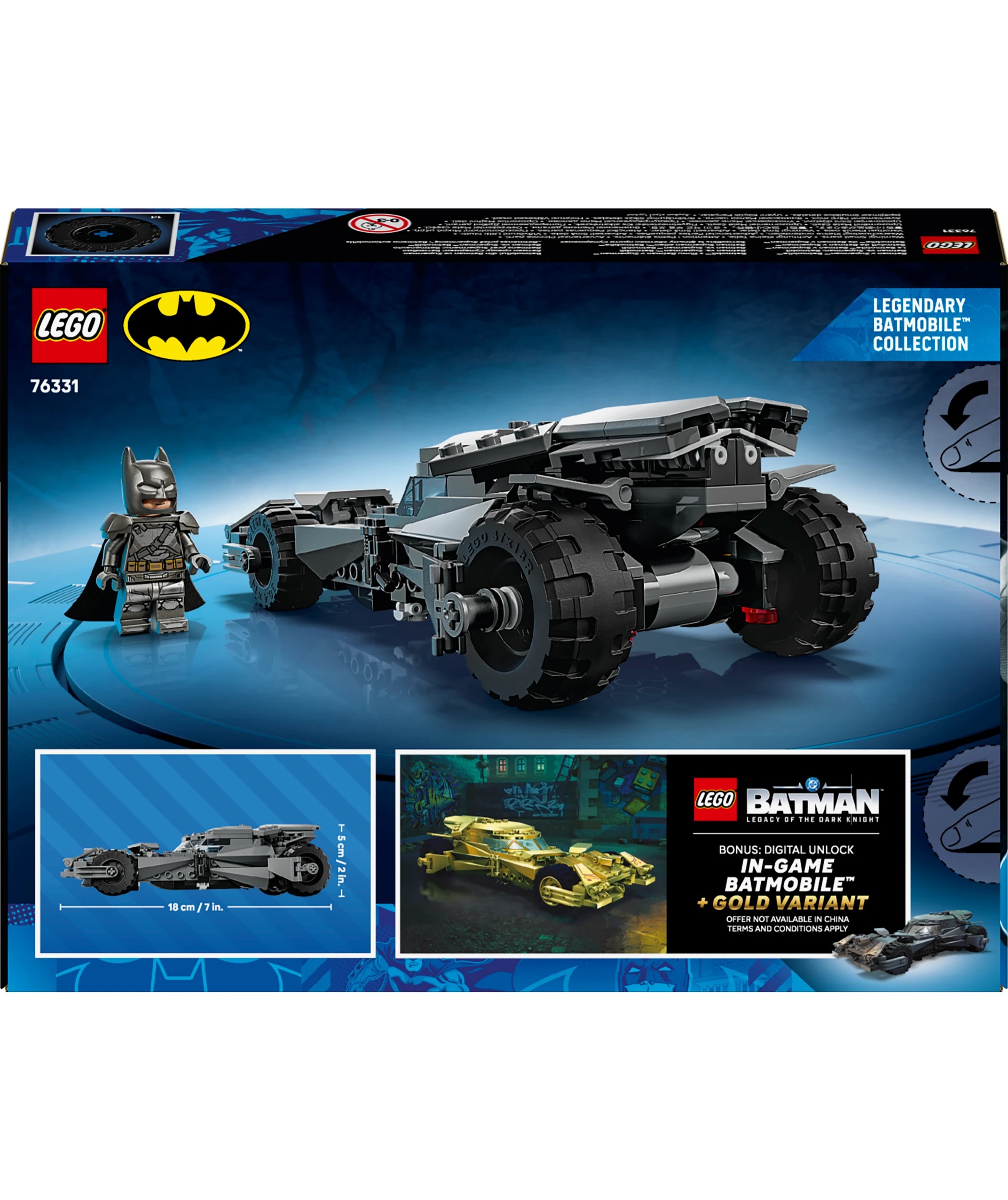 10 LEGO Super Heroes Batman v Superman Batmobile 76331, 10 of 10