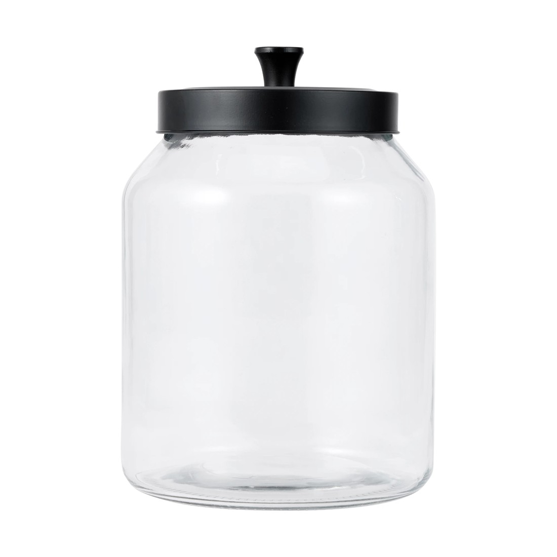 1 3.2L Glass Jar with Black Metal Lid, 1 of 3