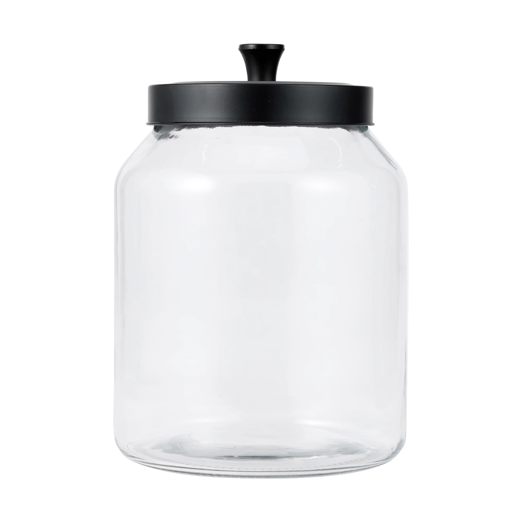 1 3.2L Glass Jar with Black Metal Lid, 1 of 3