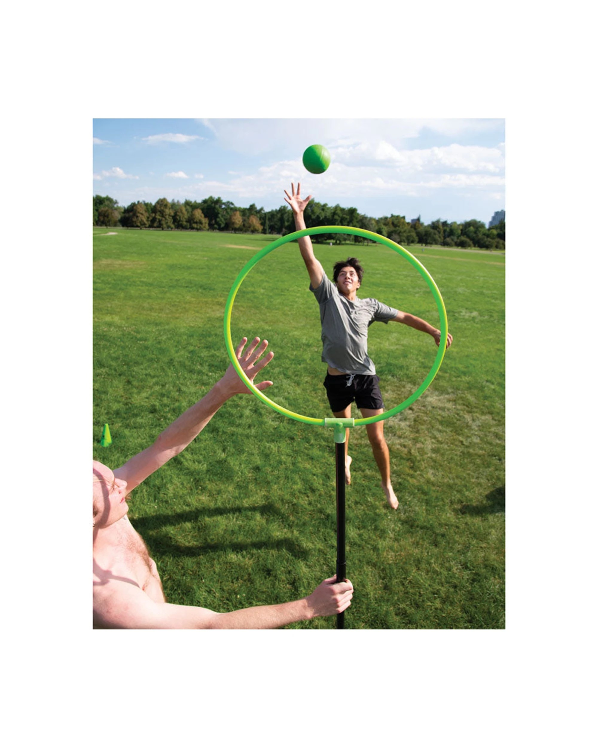3 Do U Play Kids Bamzball Game Outdoor Team Sport 2-5 Players - Green, 3 of 4