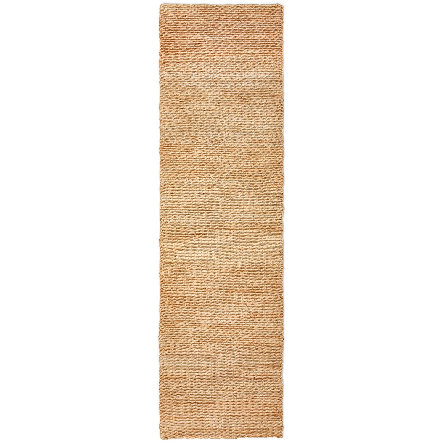 2 Common Ground Rugs Endeavor 400x80cm - Large Runner Hand Loomed Jute Rug - Natural, 2 of 7