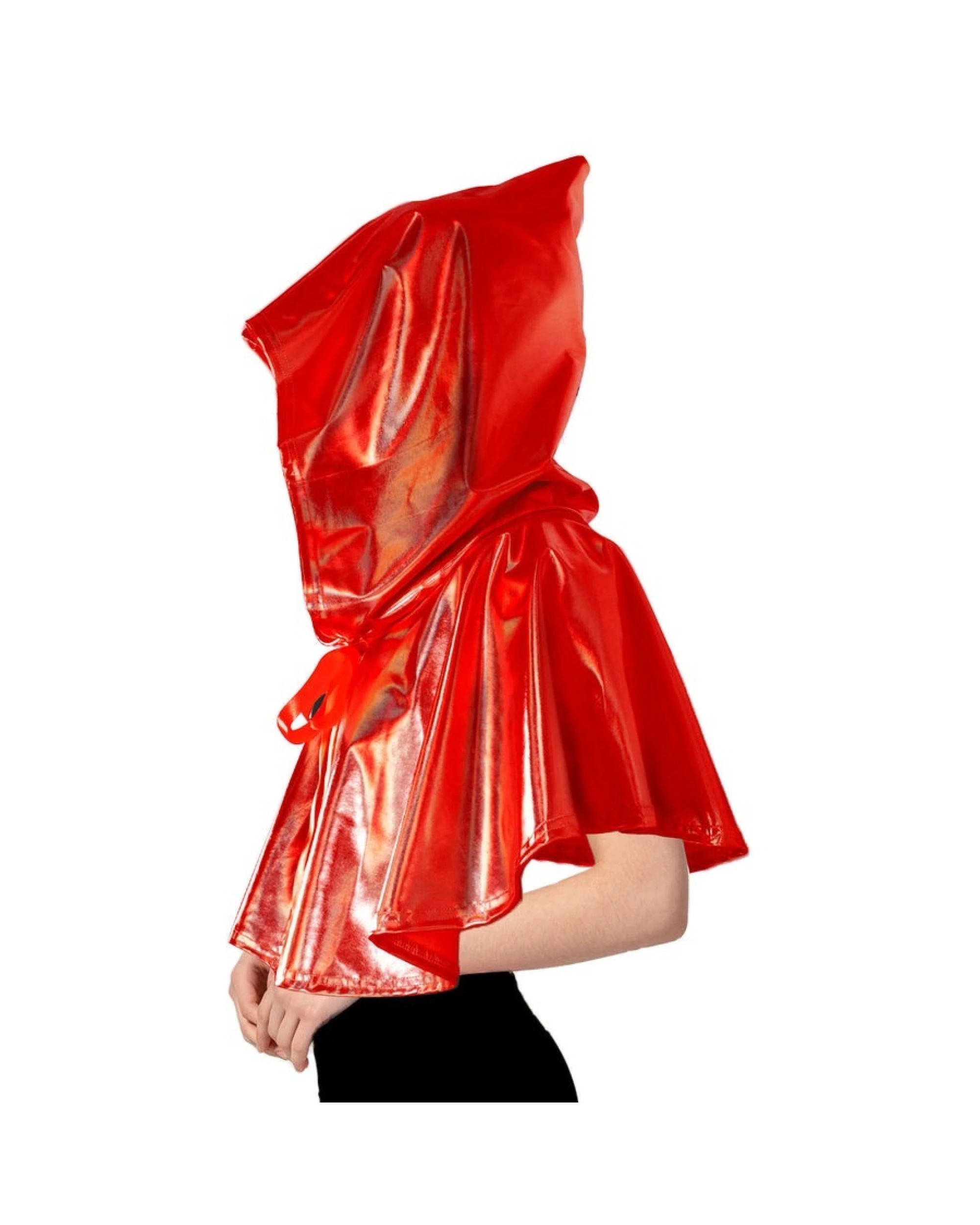 2 BR Costumes Iridescent Metallic Mini Hooded Cape for Halloween Party, 2 of 2