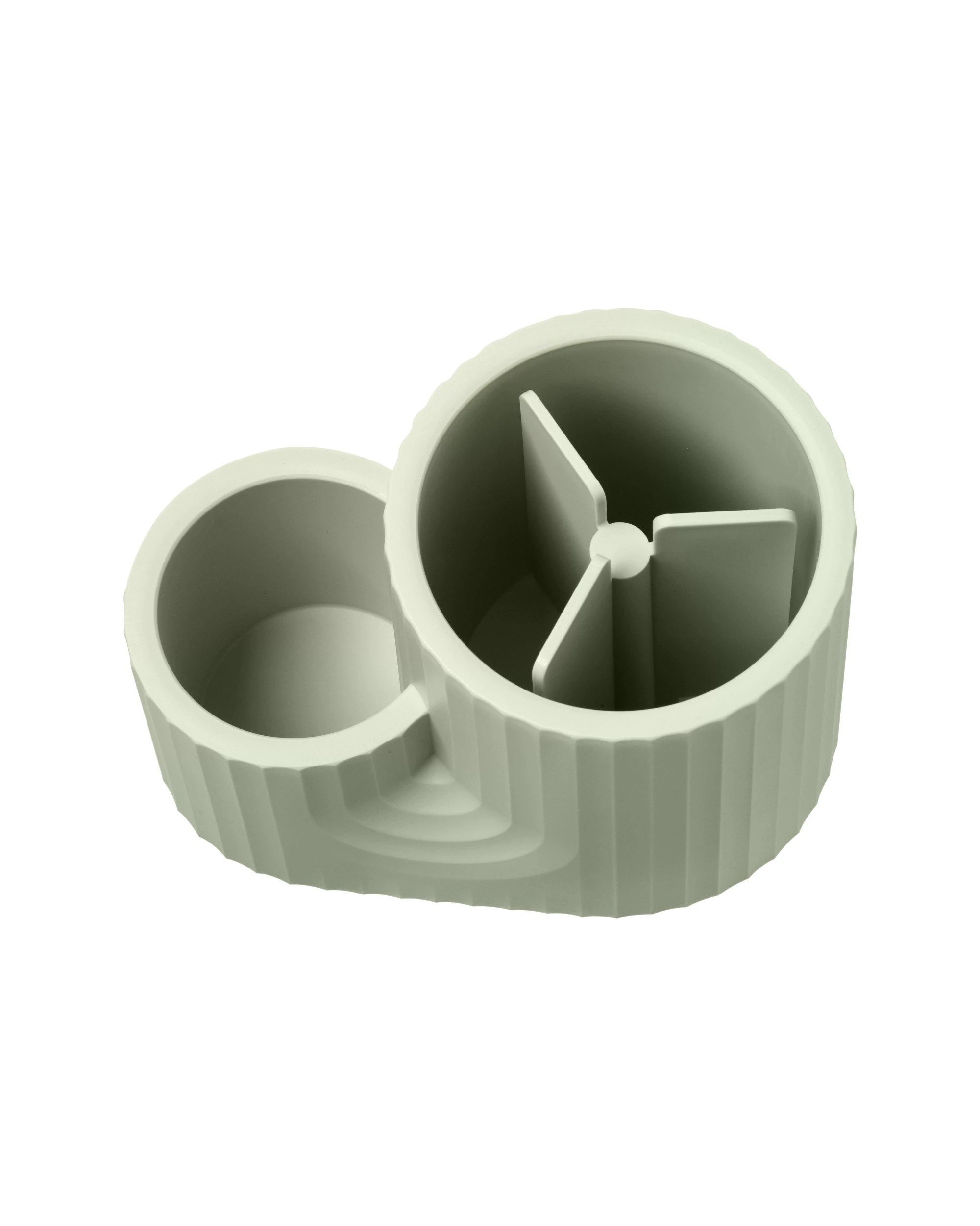 4 Gourmet Kitchen Modern Cactus Utensil Organiser 21.3x13.5x15cm - Avacado Green, 4 of 5