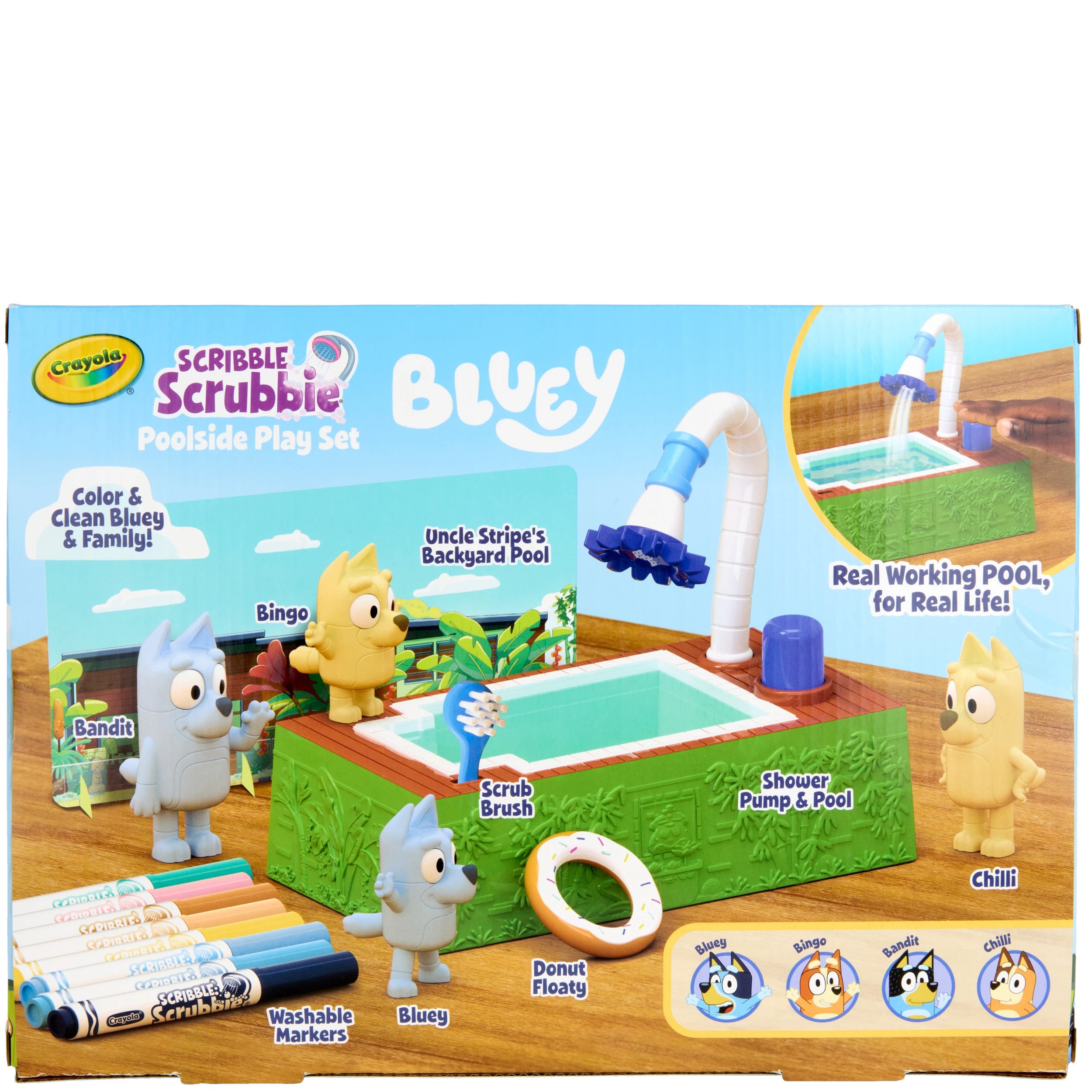 3 Crayola Bluey Poolside Scribble Scrubbie, 3 of 9