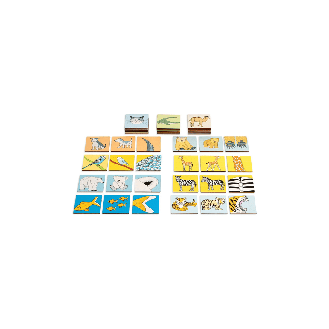 3 TFL EDUCATIONALL Animal Memo Educational Toy Memory Game 48 Wooden Cards
 - multi, 3 of 4