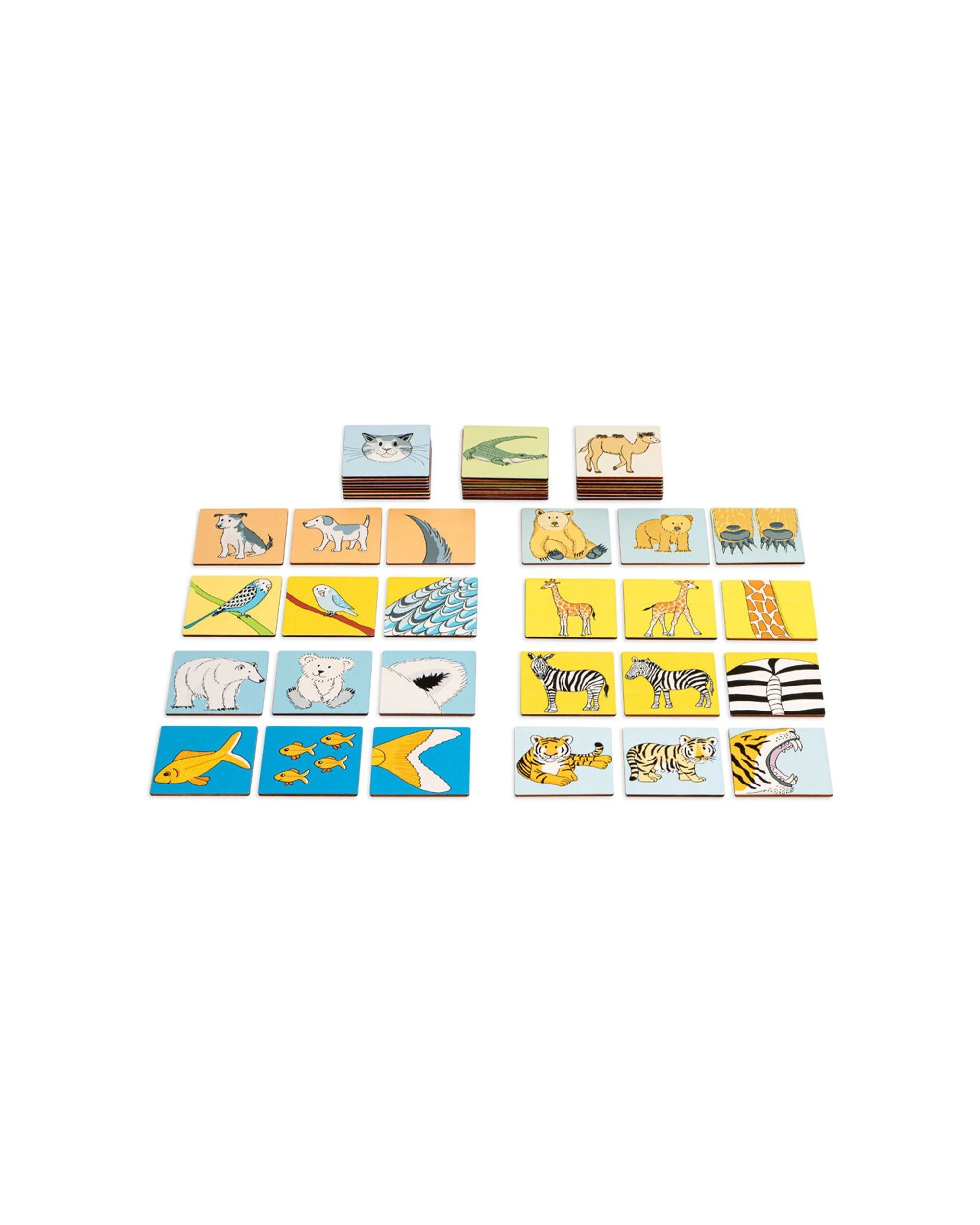 3 TFL EDUCATIONALL Animal Memo Educational Toy Memory Game 48 Wooden Cards
 - multi, 3 of 4