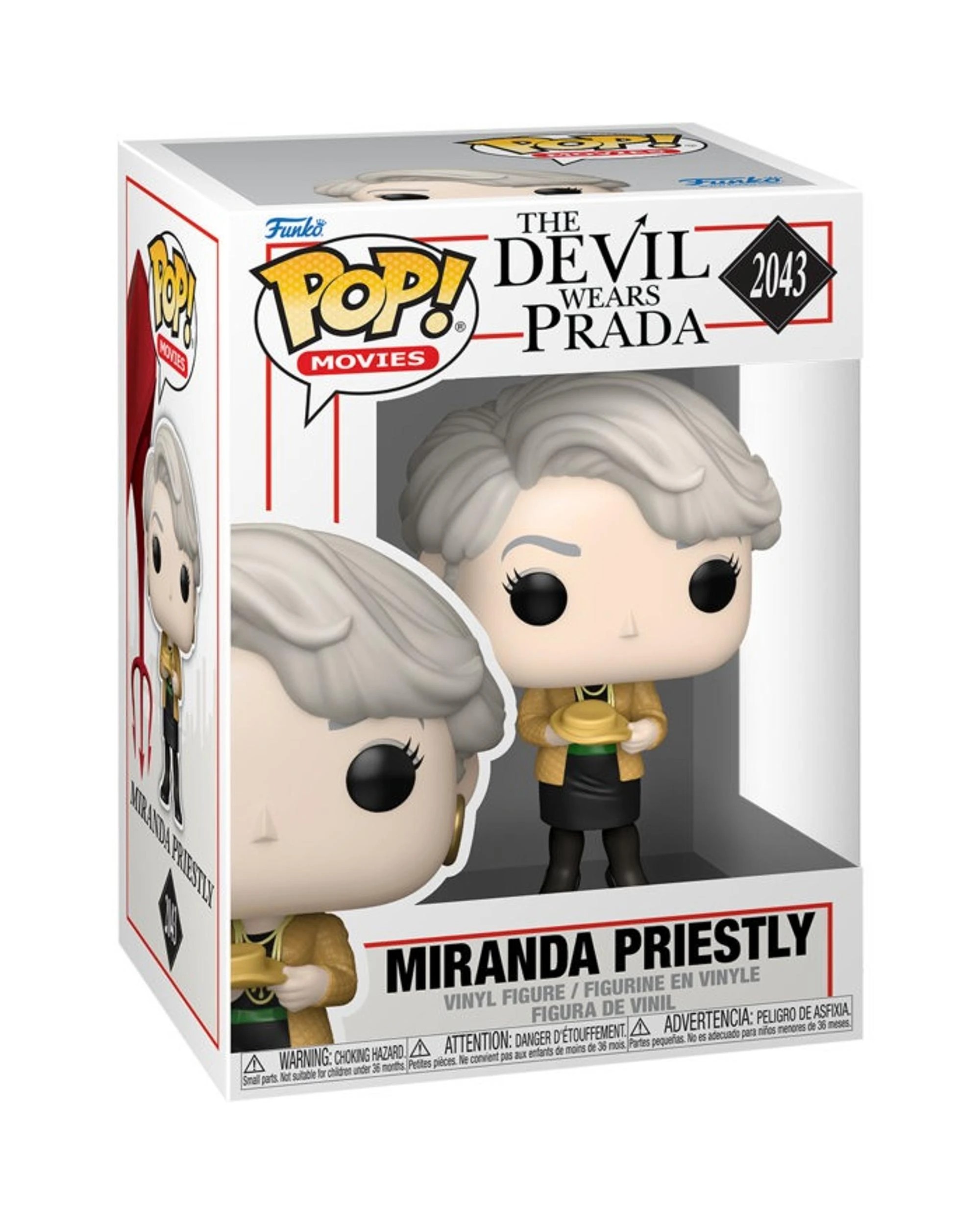 3 The Devil Wears Prada Miranda Priestly Gold Glitter Funko POP! Vinyl, 3 of 3