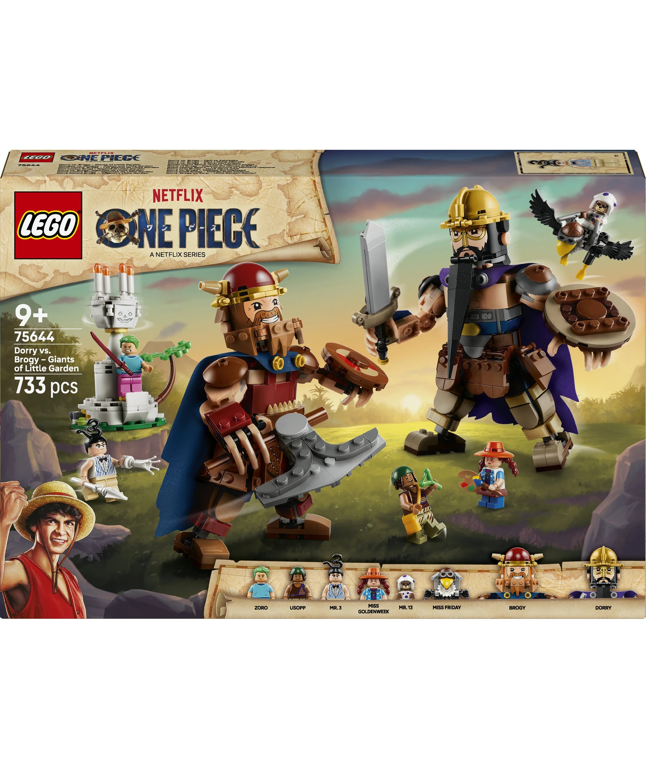 1 LEGO ONE PIECE Dorry vs. Brogy – Giants of Little Garden 75644, 1 of 10