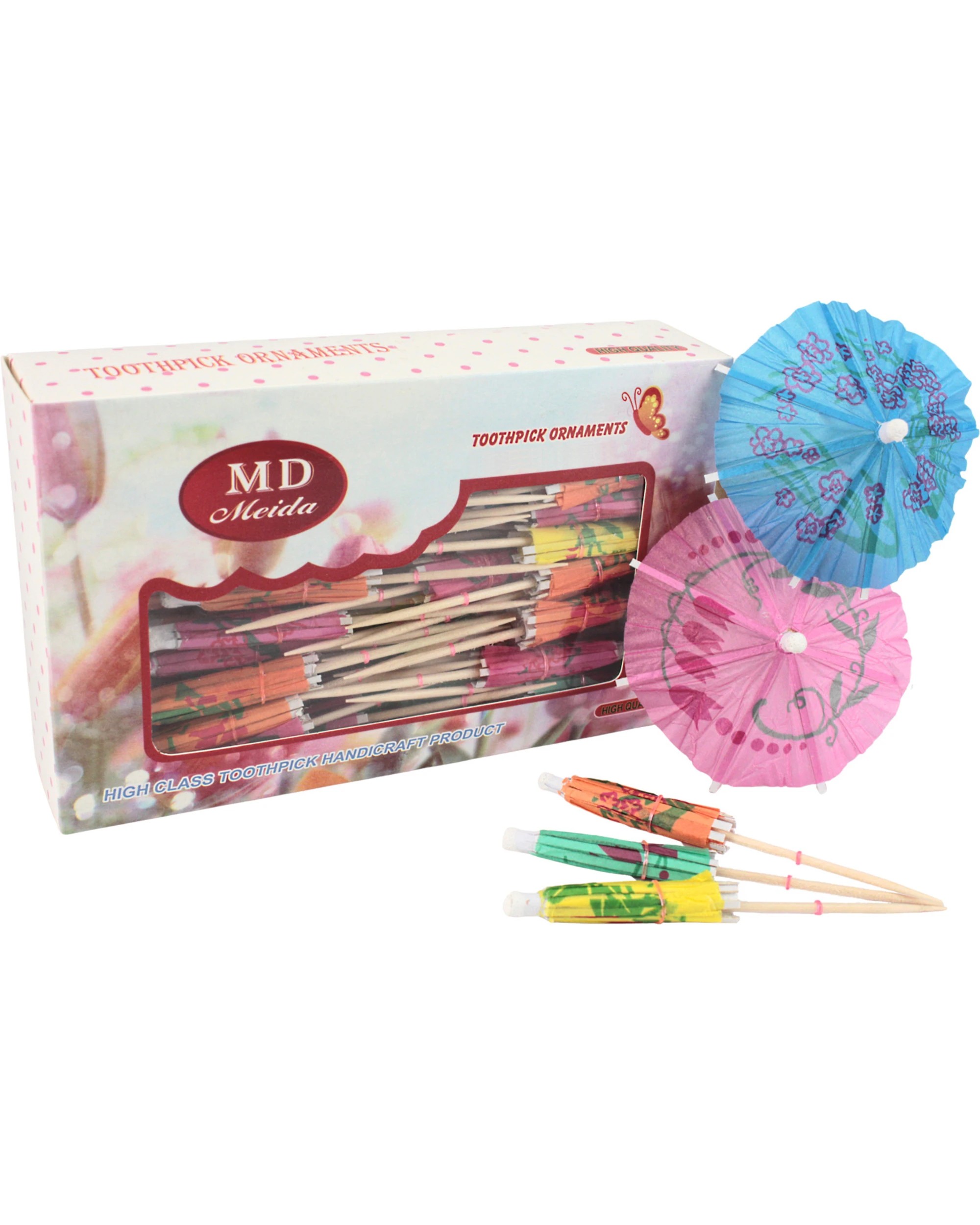 1 Party Maker Cocktail Umbrella Picks Pack of 100 - Assorted, 1 of 3