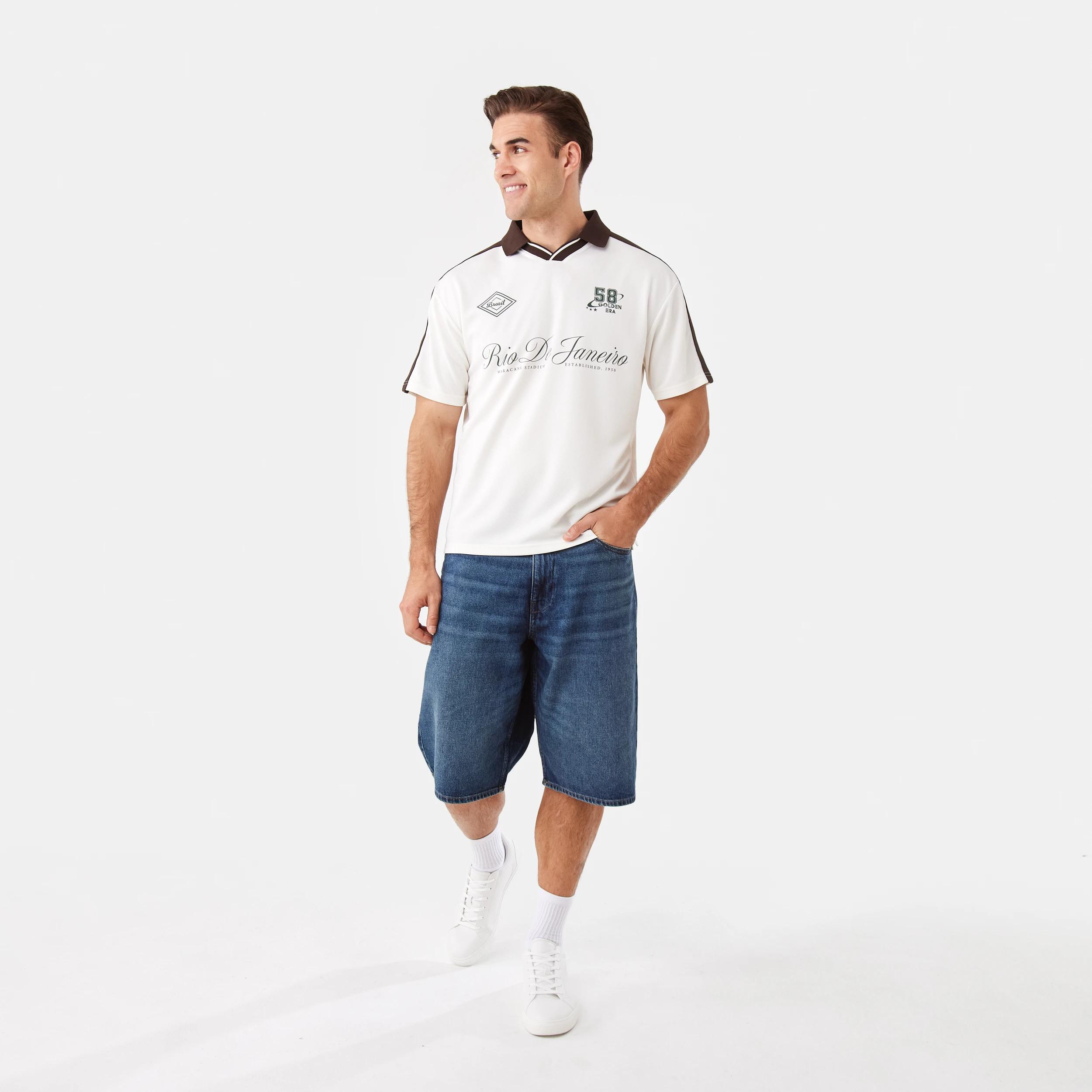 2 Collar Block T-shirt Wht Egret, 2 of 10