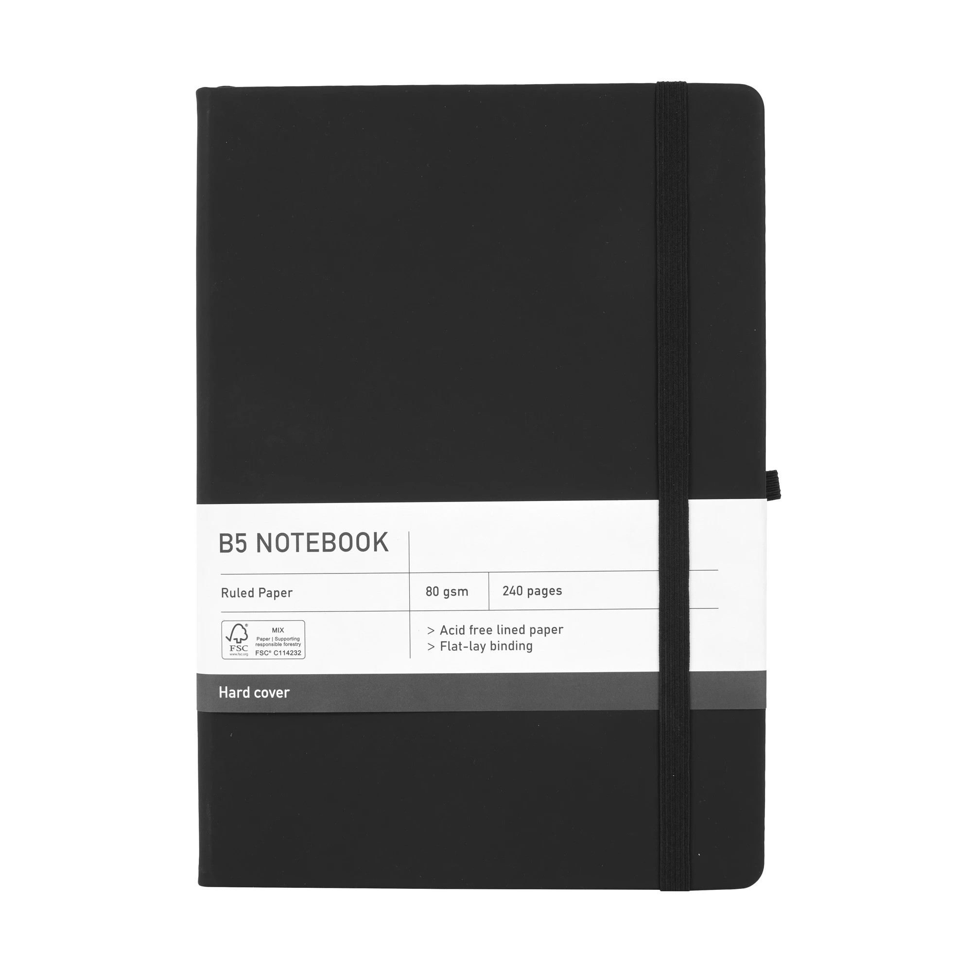 5 B5 Notebook - Black, 5 of 5