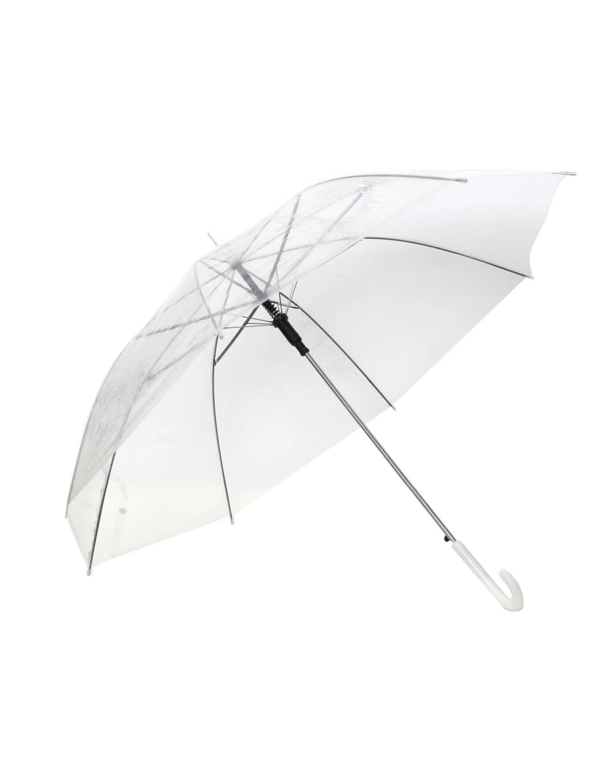 1 BR Home BR Outdoor Clear Transparent Umbrella Wedding Rain Parasol Manual Bird Cage, 1 of 3