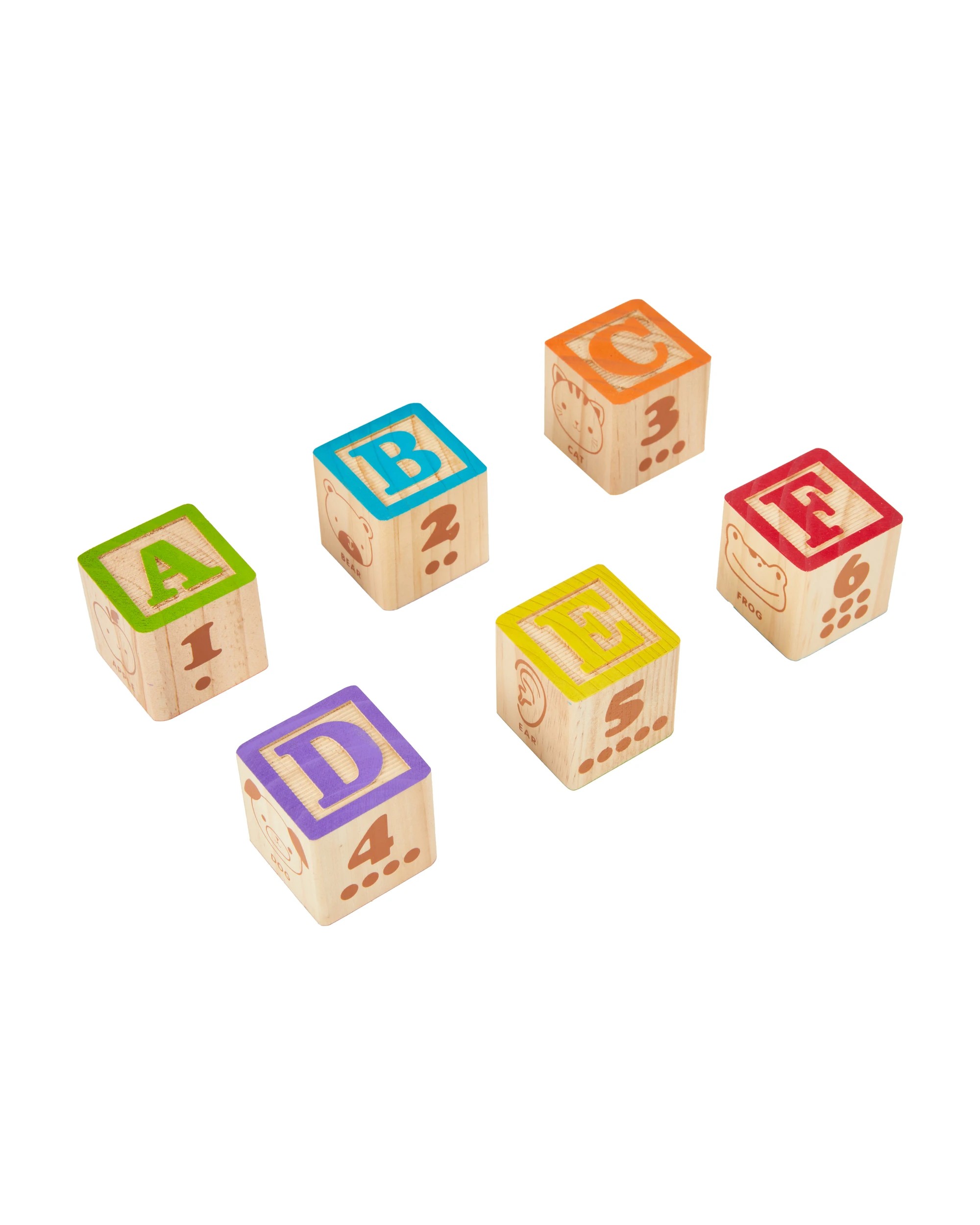 3 Wooden Alphabet Blocks, 3 of 8