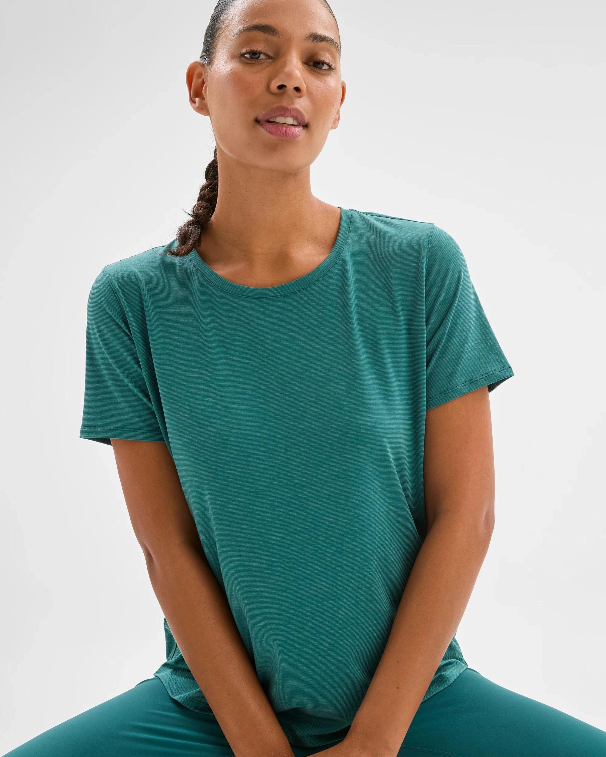 6 Target Active Twist Back Running T-Shirt RAINFOREST, 6 of 6