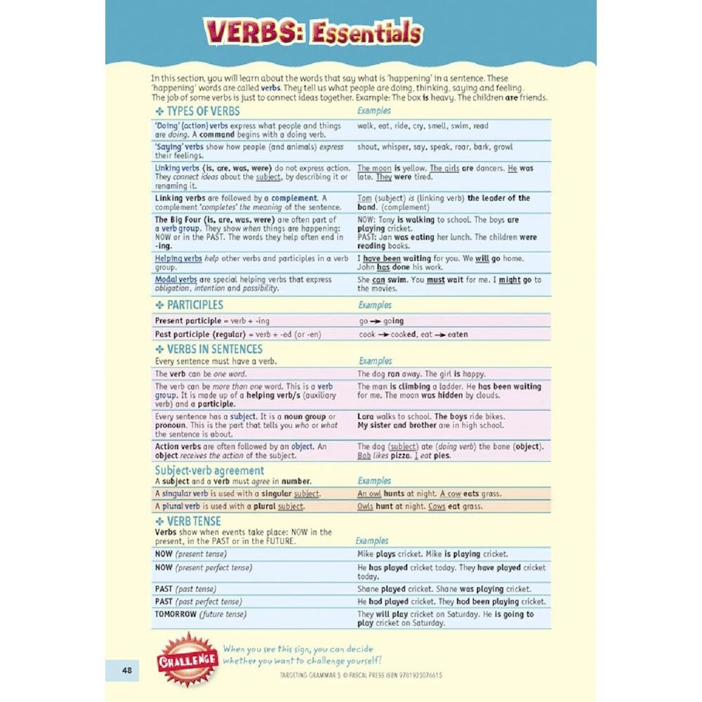 3 Targeting Grammar Activity Book 5, 3 of 5