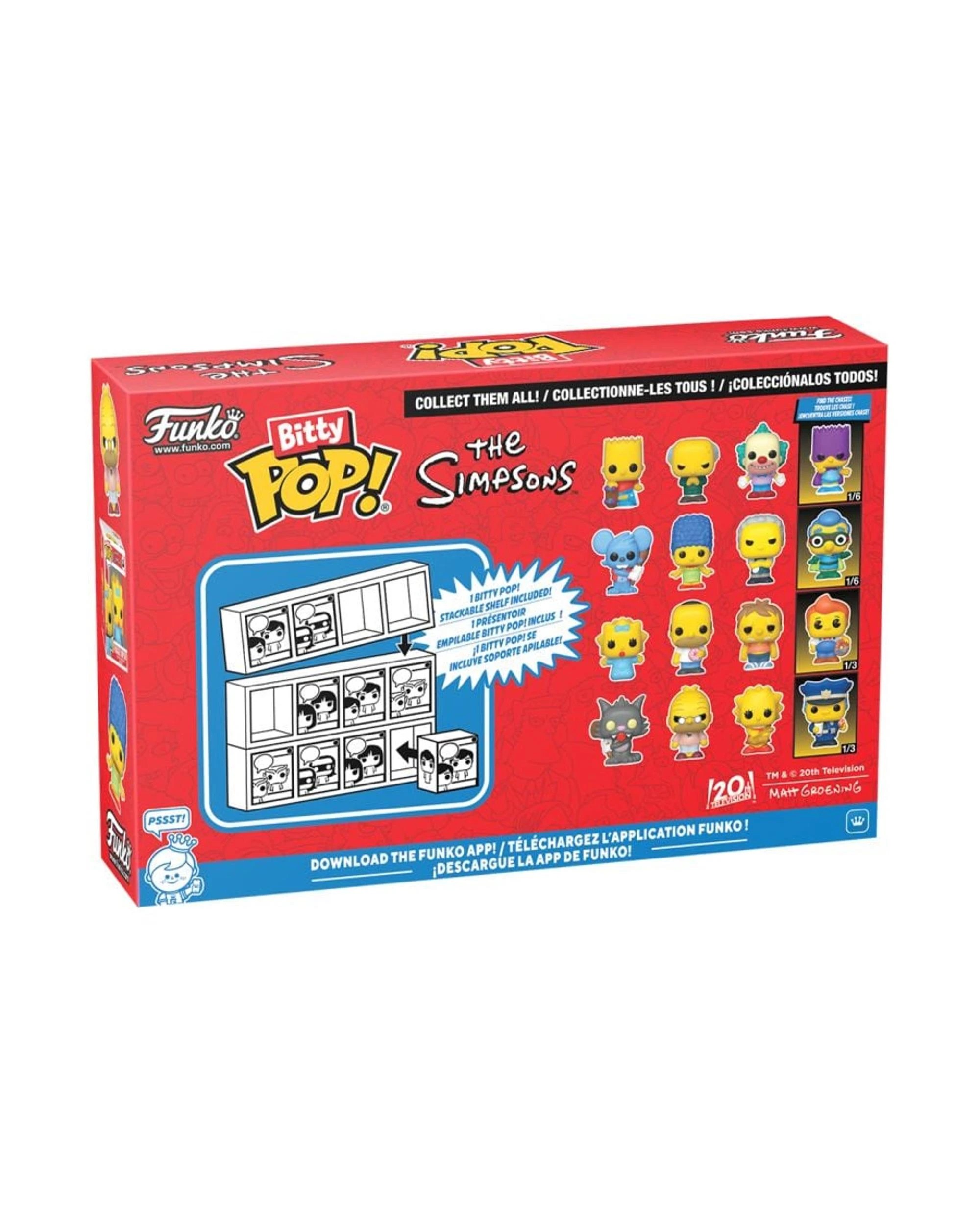 5 The Simpsons Scratchy Bitty 4 Pack Funko POP! Vinyl, 5 of 5